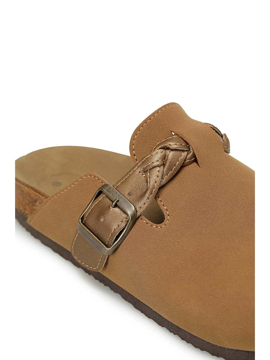 Kahverengi 327575.Z 6FX Taba Kadın Terlik-6