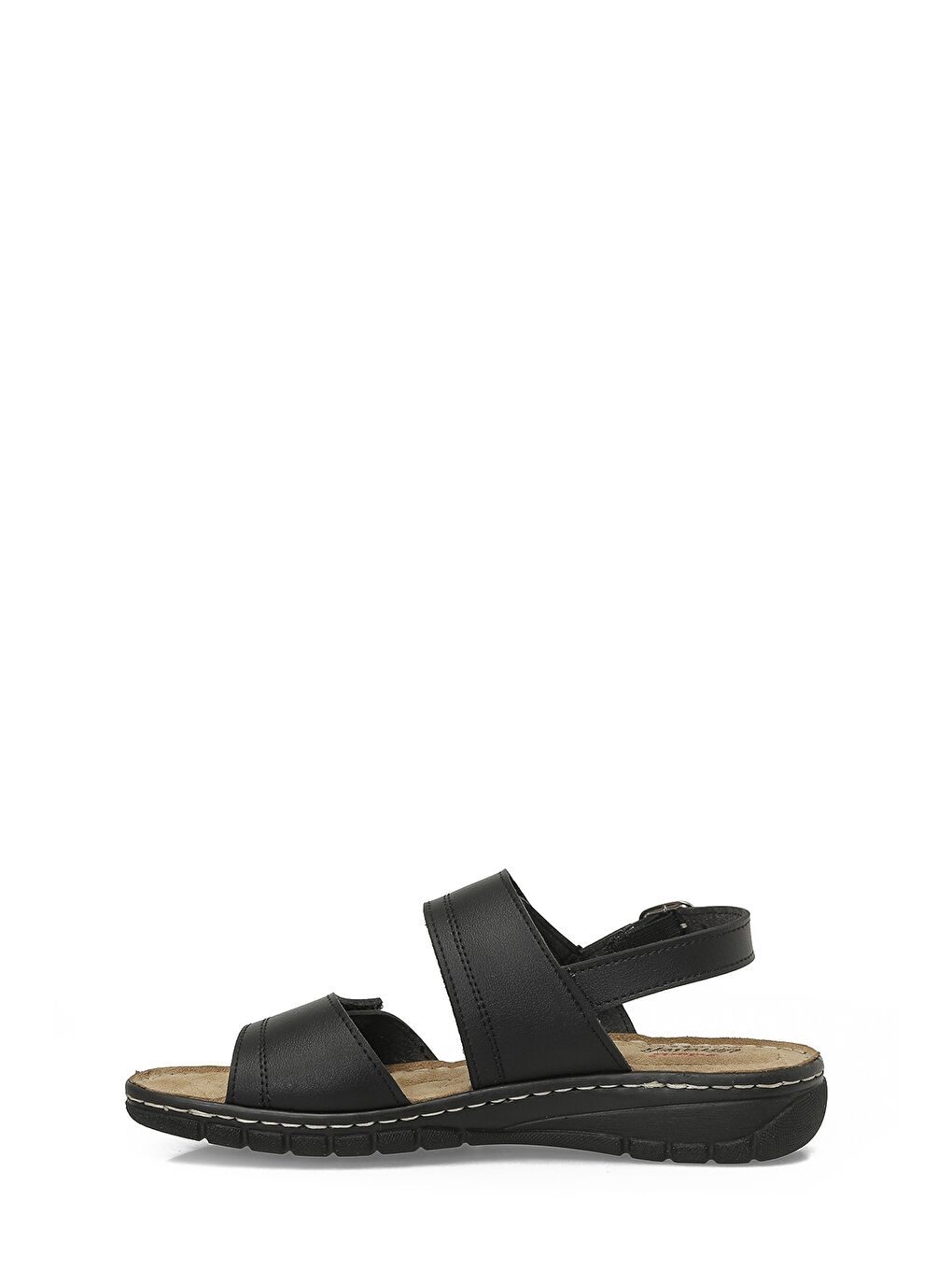 167233.Z6FX Siyah Kadın Düz Sandalet-2