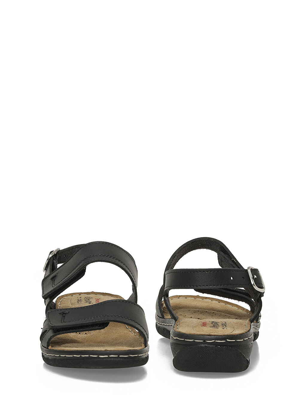 167233.Z6FX Siyah Kadın Düz Sandalet-4