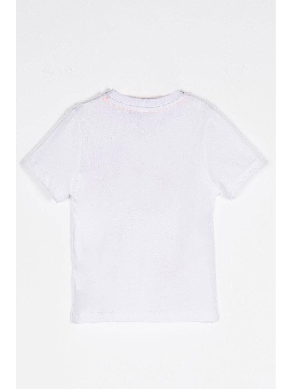 Bisiklet Yaka Kısa Kol Lets Do This Baskı Fileli Cepli Beyaz Renk Erkek Çocuk Tshirt-1