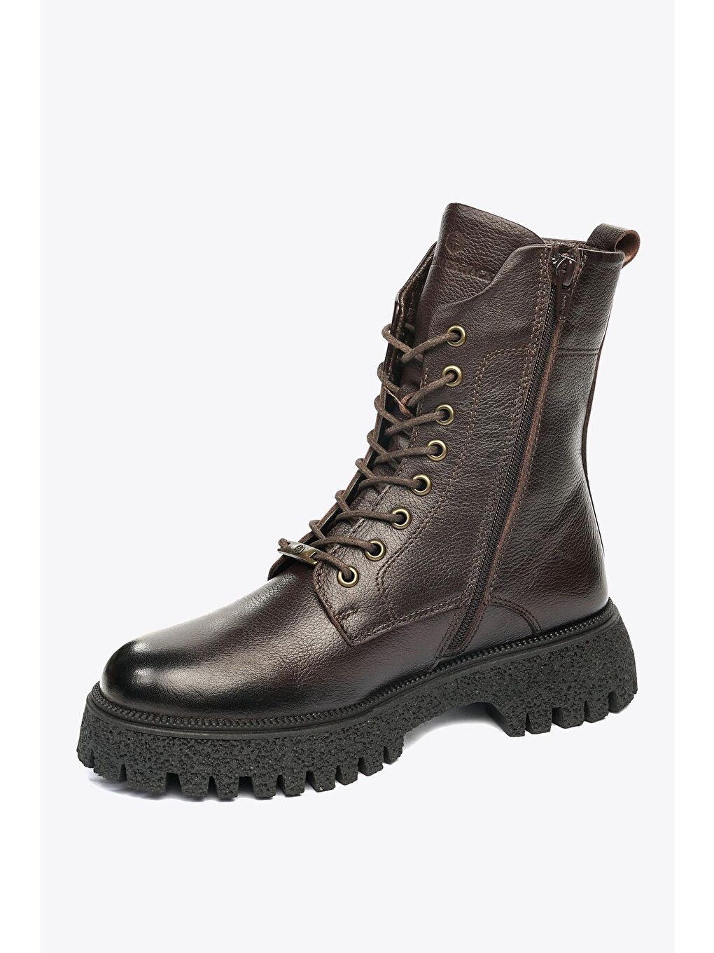 Marsali Hakiki Deri Kahverengi Kadın Bot-2