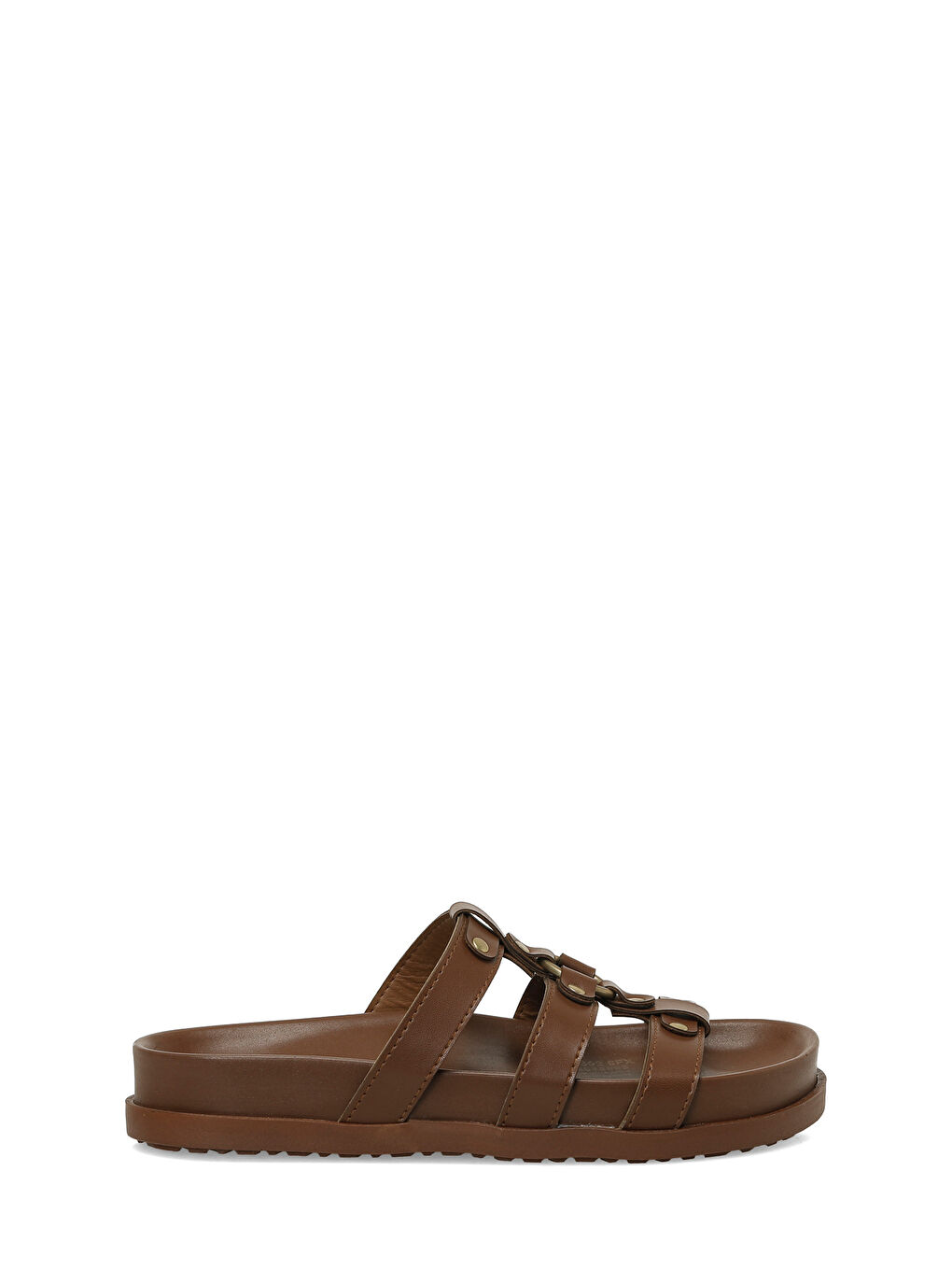 Kahverengi 26S-302 Taba Kadın Terlik