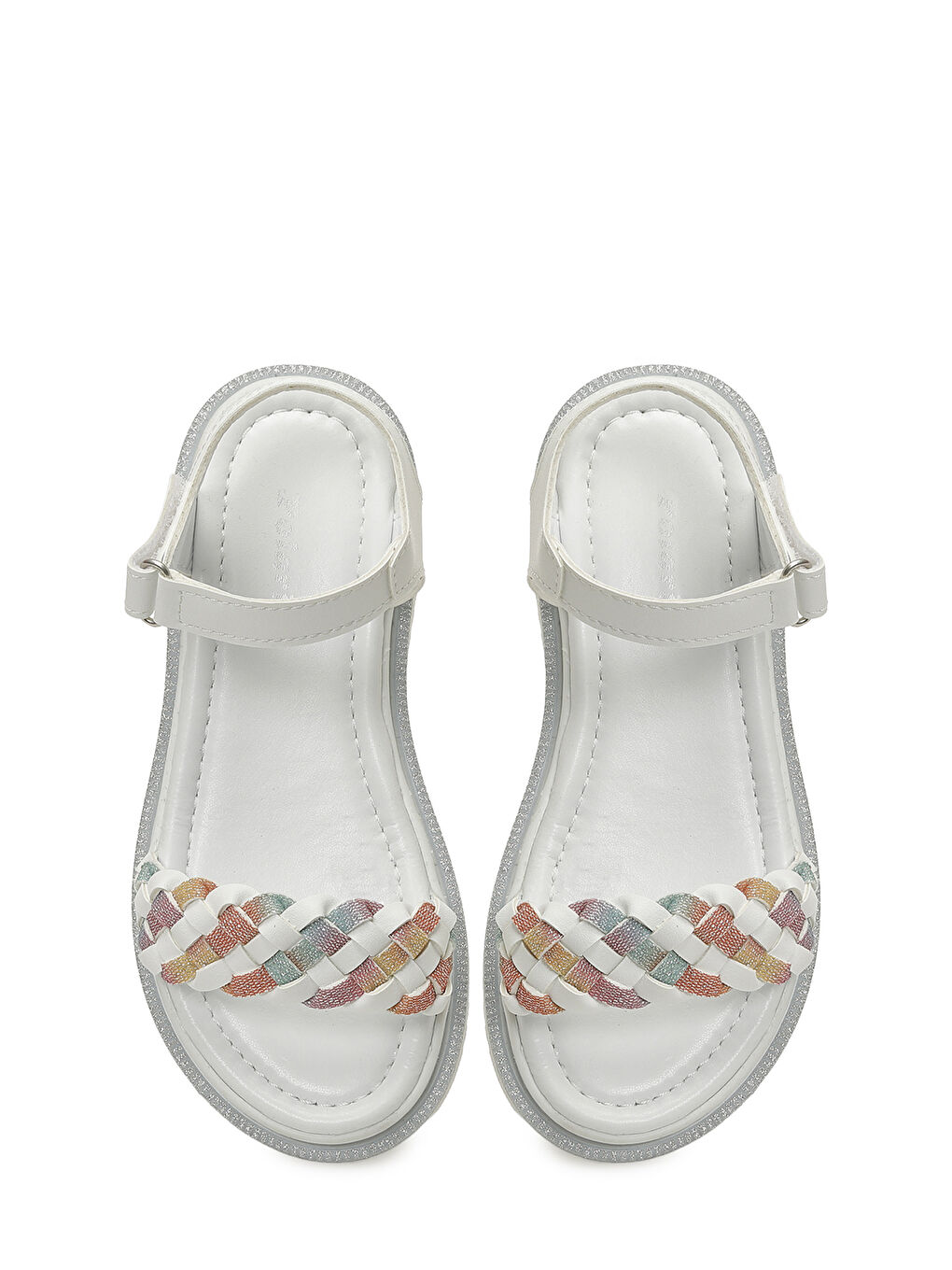 İLOK.F Beyaz Kız Çocuk Sandalet-3