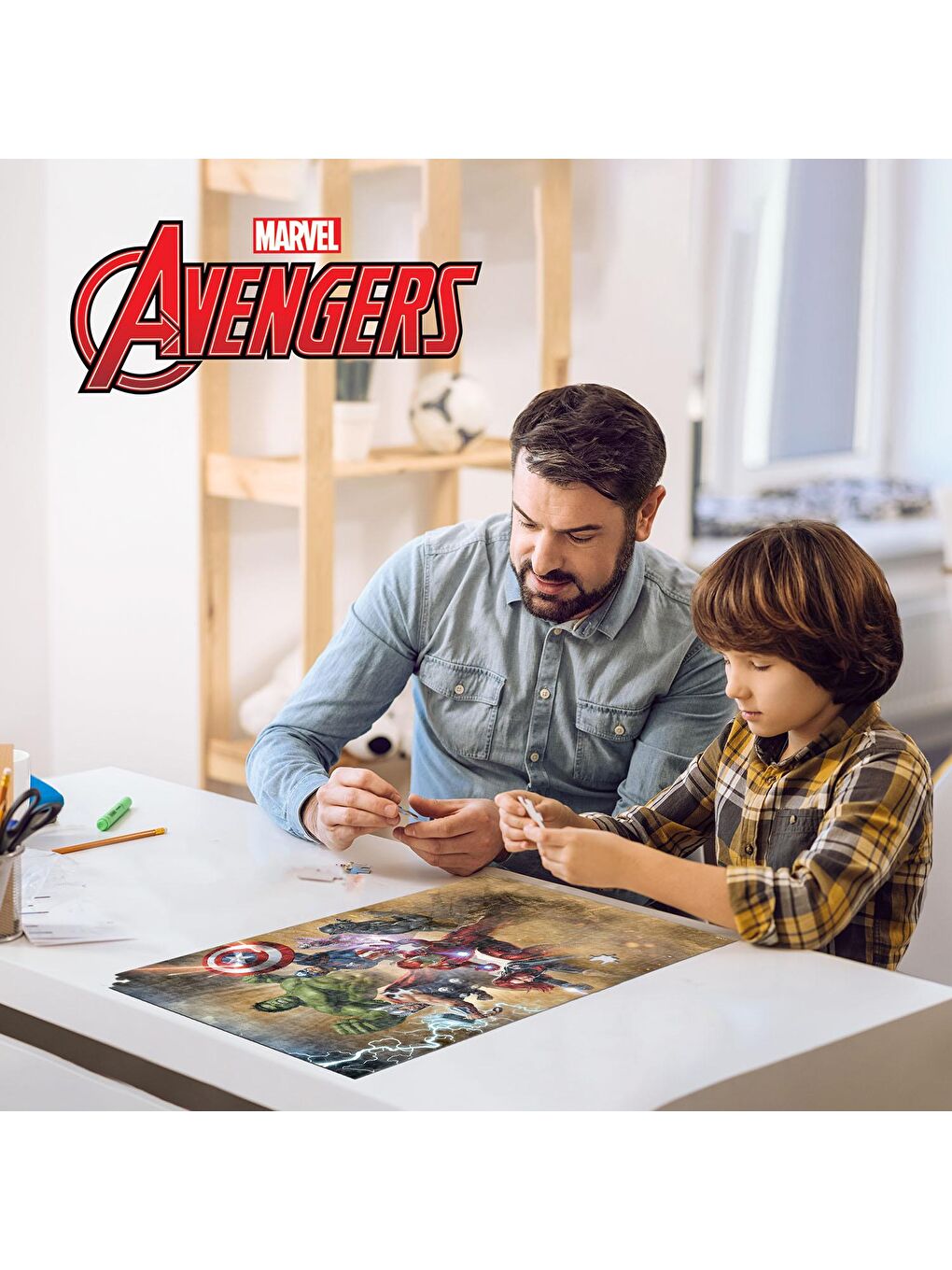 Prime 3D Renksiz Avengers 300 Parça Puzzle 35562 - Metal Kutu - 2