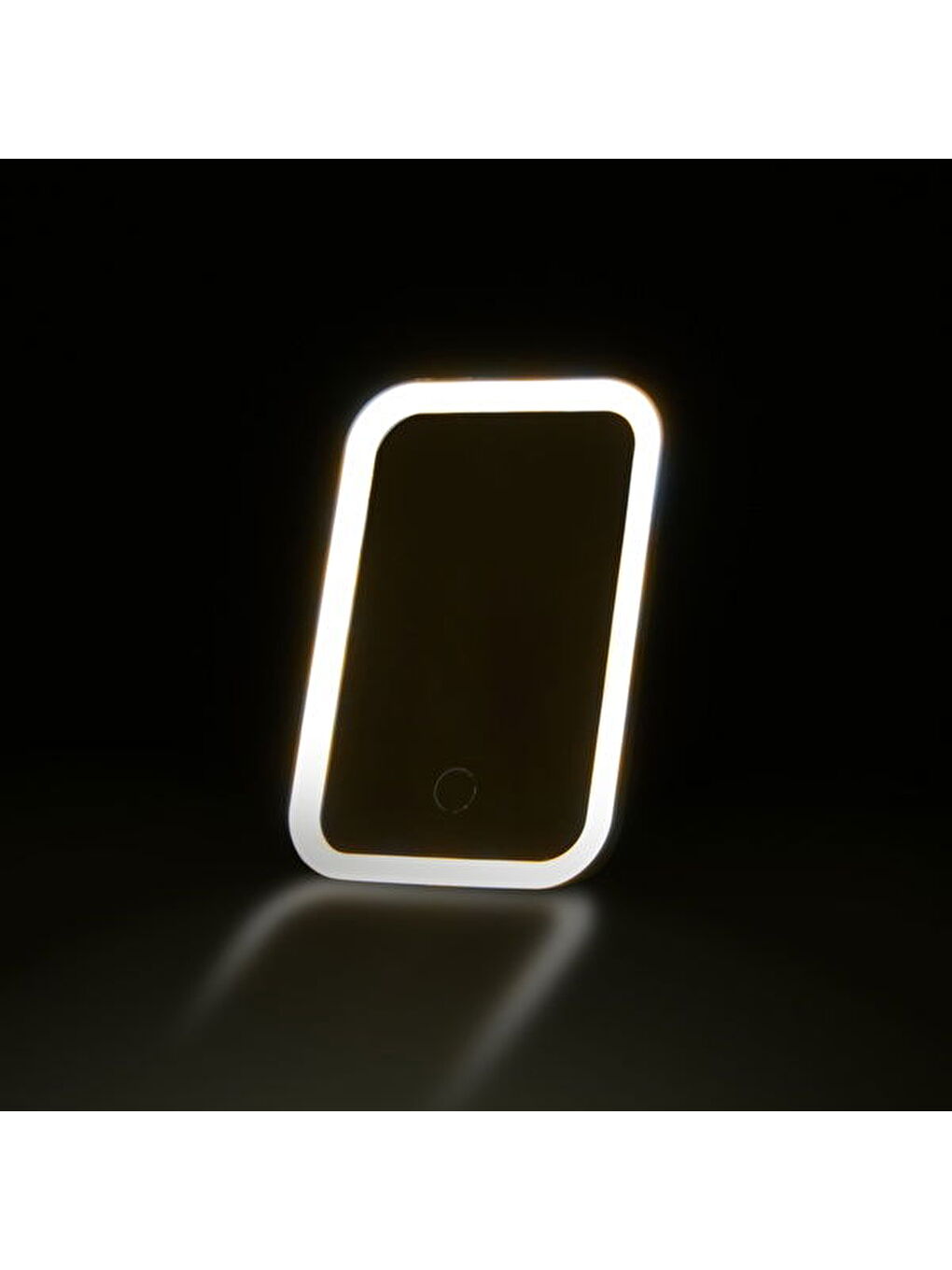 Şarjlı Led Ayna - Beyaz - 18x12 cm-1