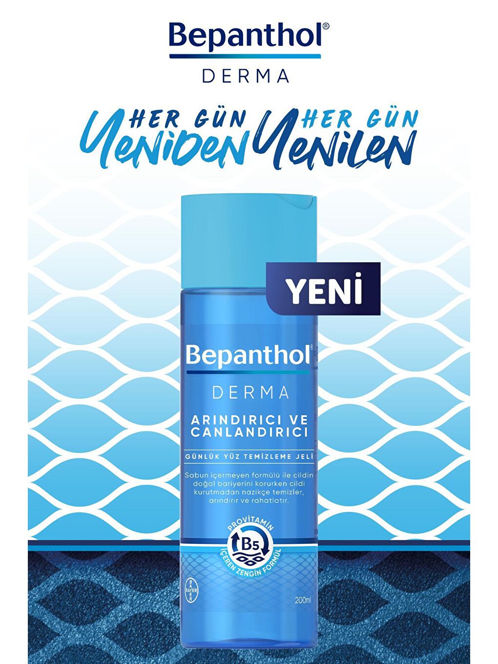 Bepanthol Şeffaf Derma Yüz Temizleme Jeli + 3 Adet Derma SPF 25 Yüz Bakım Kremi 5ml Hediyeli - 2