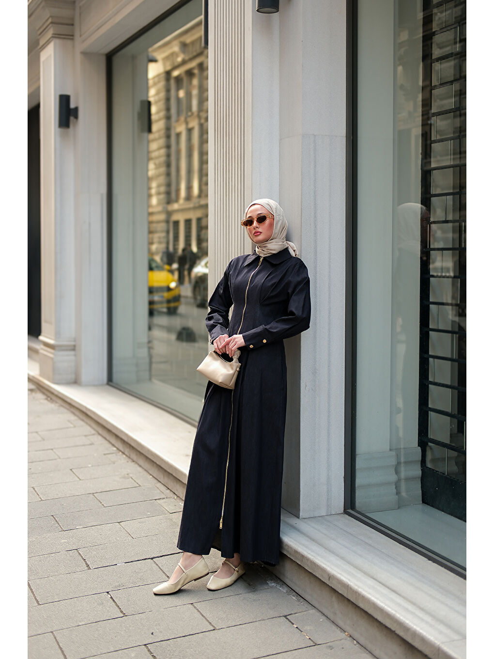 Kadın Bella Denim Elbise Koyu Mavi-2