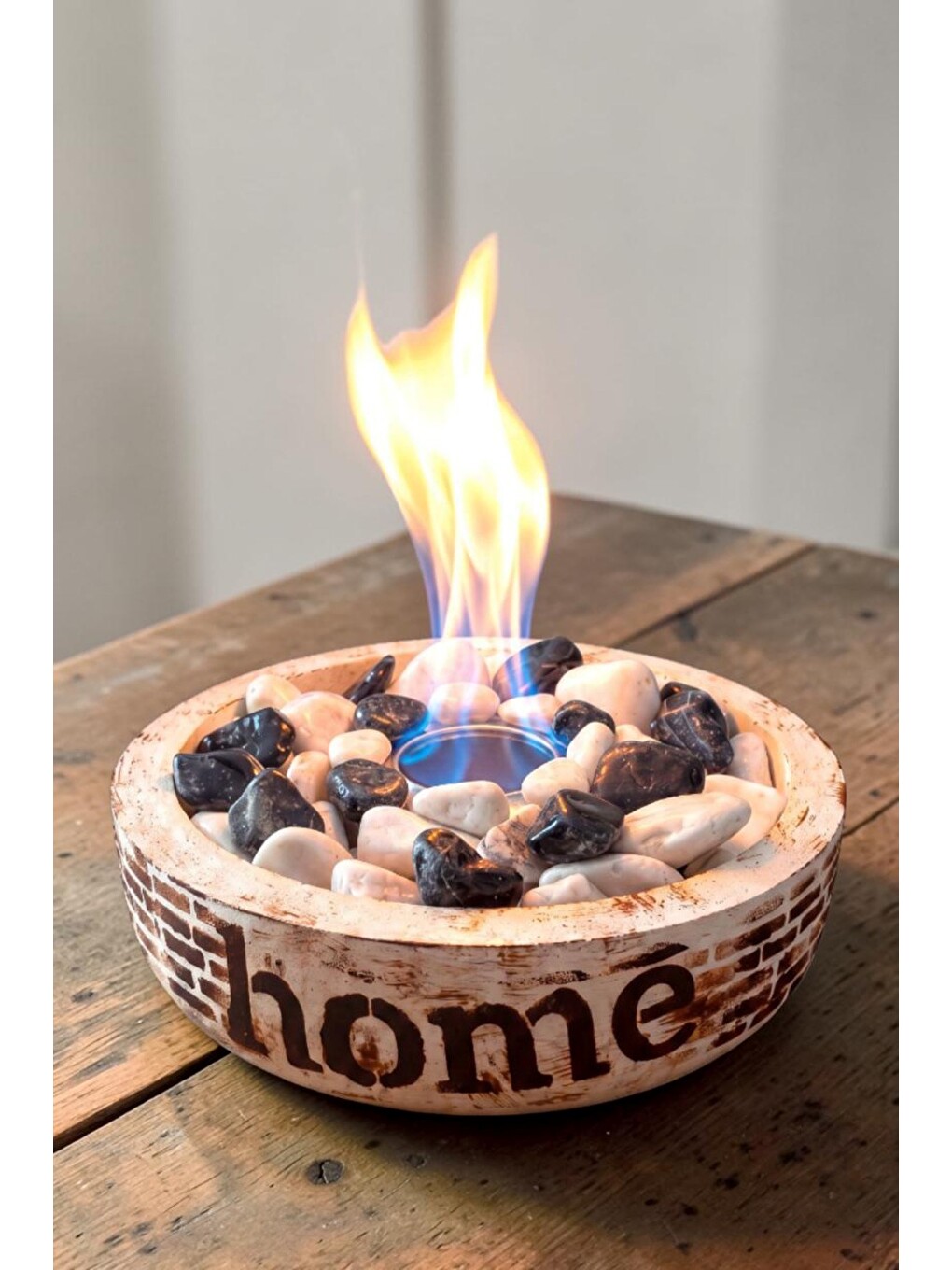 Home-200 Masa Şöminesi Ateş Çukuru (200ml Bioetanol+hazne+söndürme Kapağı)-3