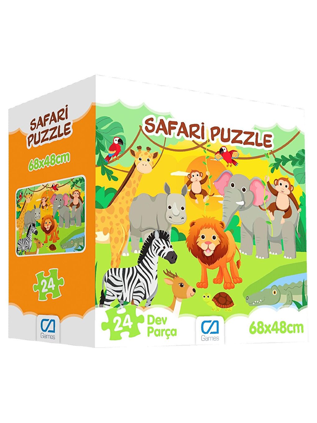 Safari Yer Puzzle 24 Parça 68x48 Kod:5232