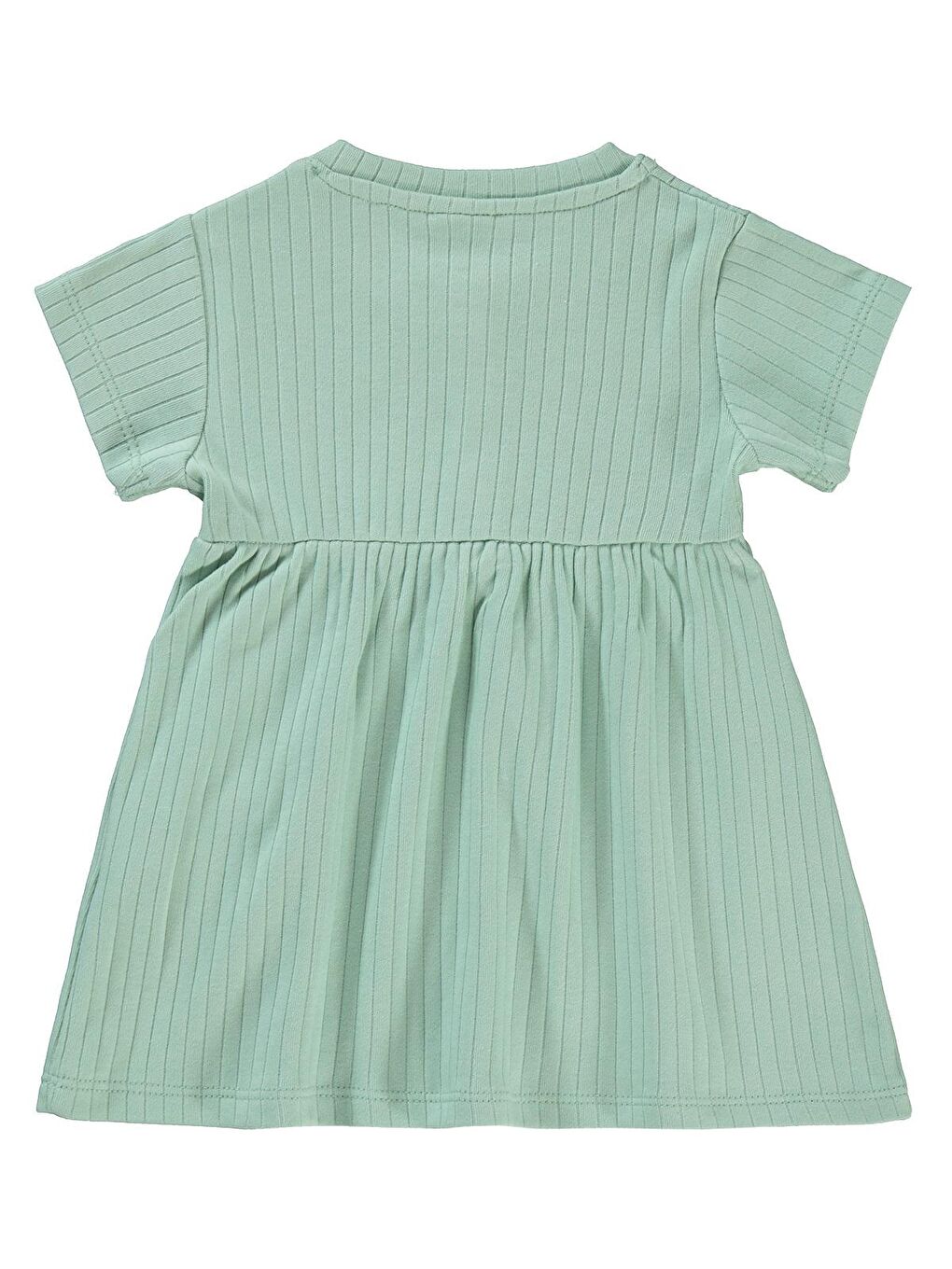 Baby Kız Bebek Elbise 6-18 Ay Çağla Yeşili-1