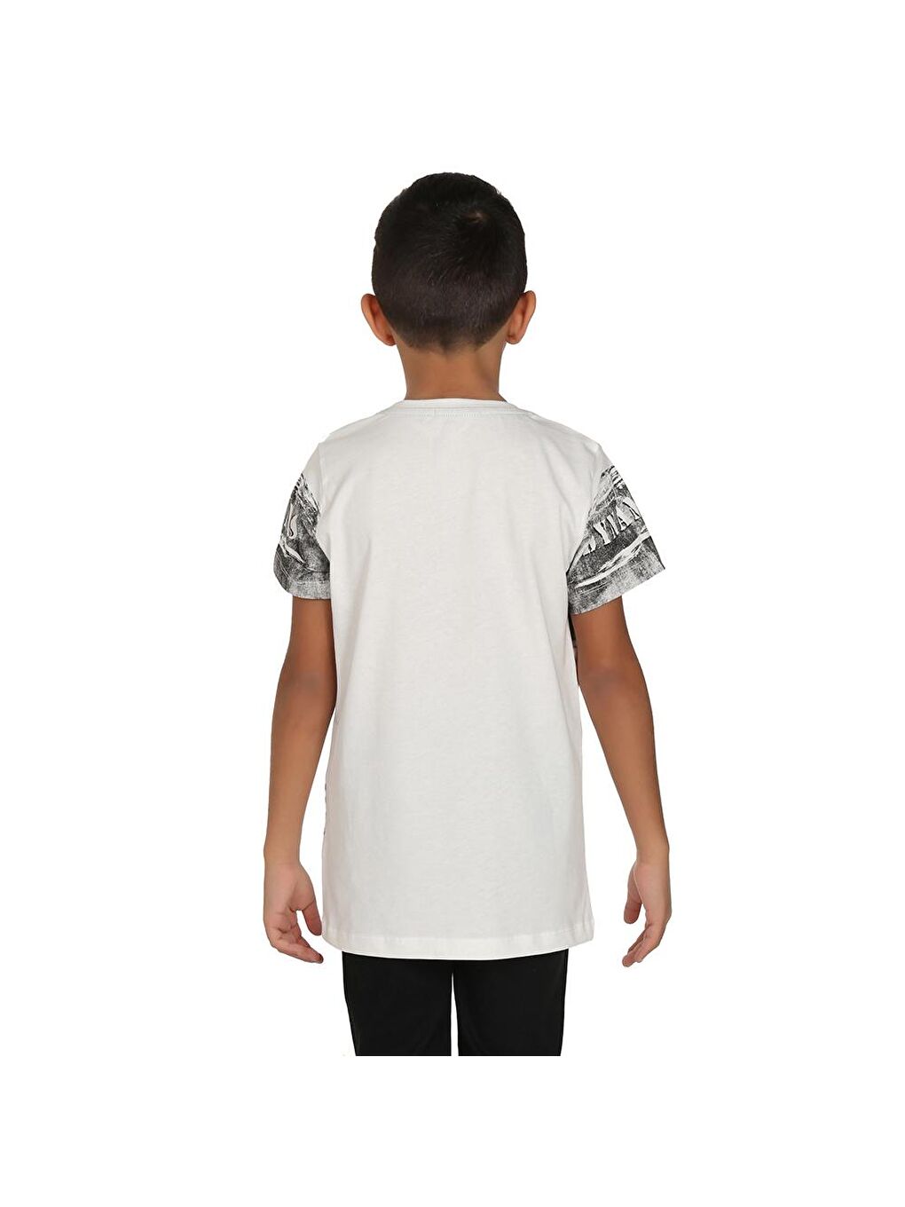 Toontoykids Ekru Erkek Çocuk T-Shirt Black Baskılı - 2