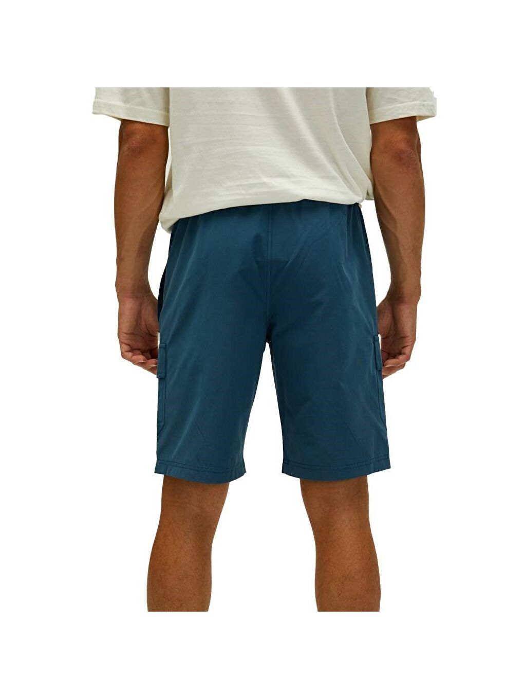 Albany Erkek Mavi Kargo Şort-1