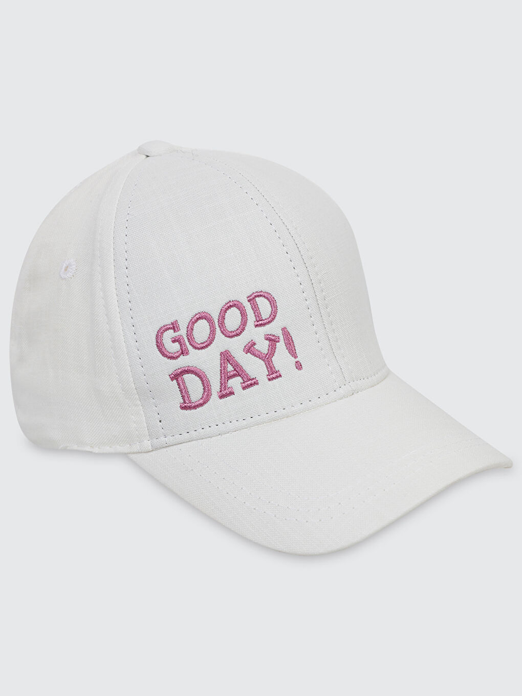 Ekru Kız Çocuk Şapka 4-8 Yaş Krem-1