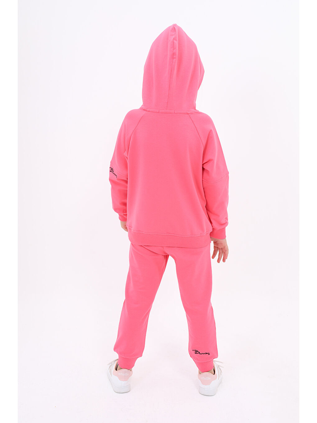 Fuşya Kız Çocuk Nakışlı Eşofman Takım-4