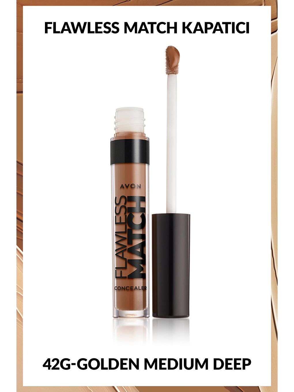 AVON Renksiz Flawless Match Likit Kapatıcı 42G - Golden Medium Deep - 1