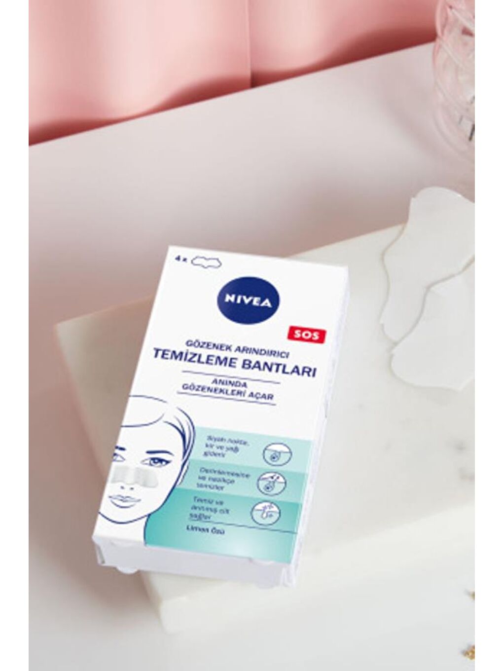 NIVEA Şeffaf Siyah Nokta & T-Bölgesi Temizleyici Yüz Bantlar 120 Gr, 4'Lü, Gözenek Arındırıcı - 5