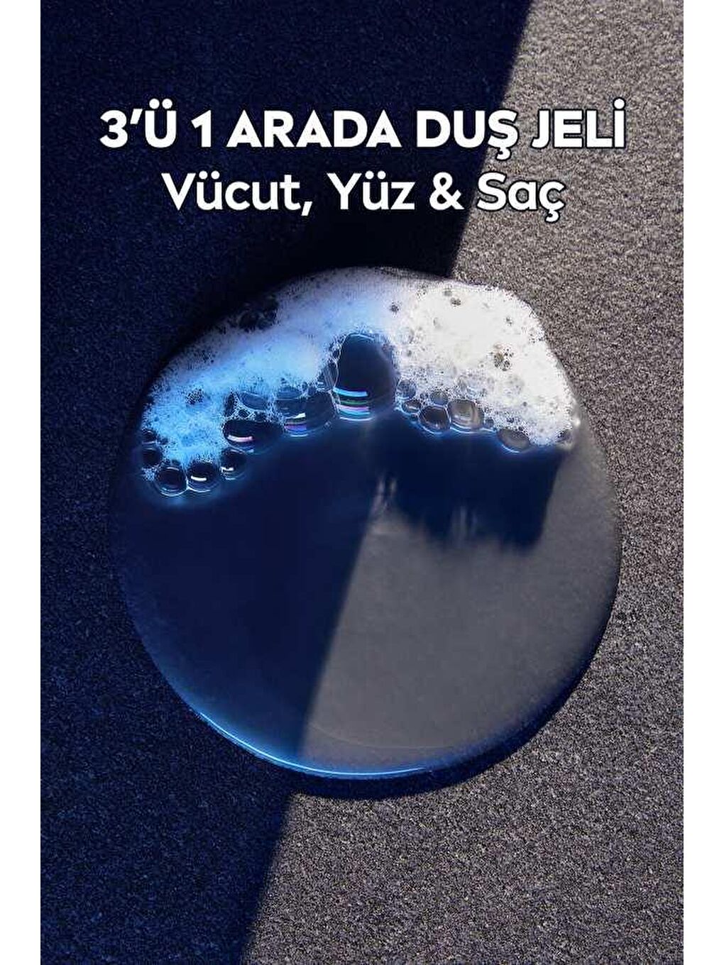 NIVEA Erkek Deep Dimension Banyo ve Duş Jeli 500ml, 3'ü1 Arada Komple Bakım, Vücut Saç ve Yüz - 4
