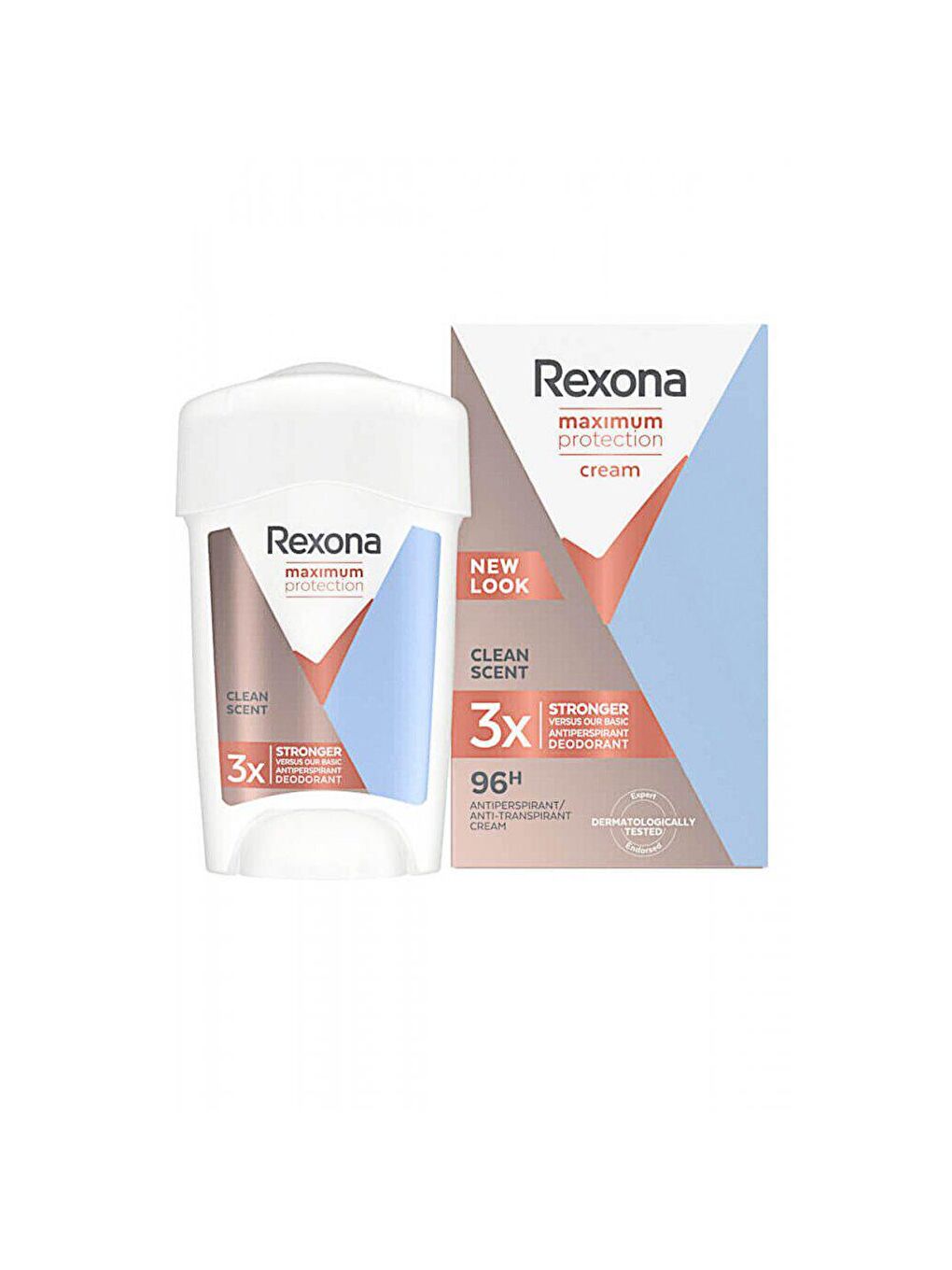 Rexona Beyaz Maximum Protection Cream Clent Scent 96 Saat Etkin Koruma 45 ml