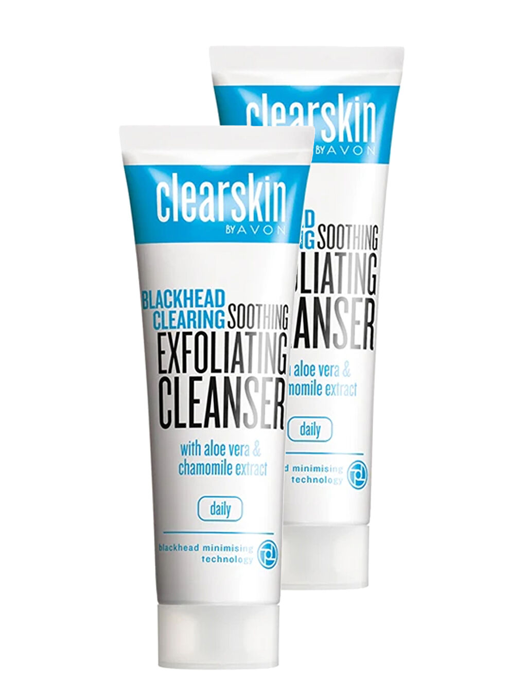 AVON Clearskin Blackhead Clearing Siyah Noktalar İçin Ferahlatan Arındırıcı Temizleyici 125 Ml. İkili Set