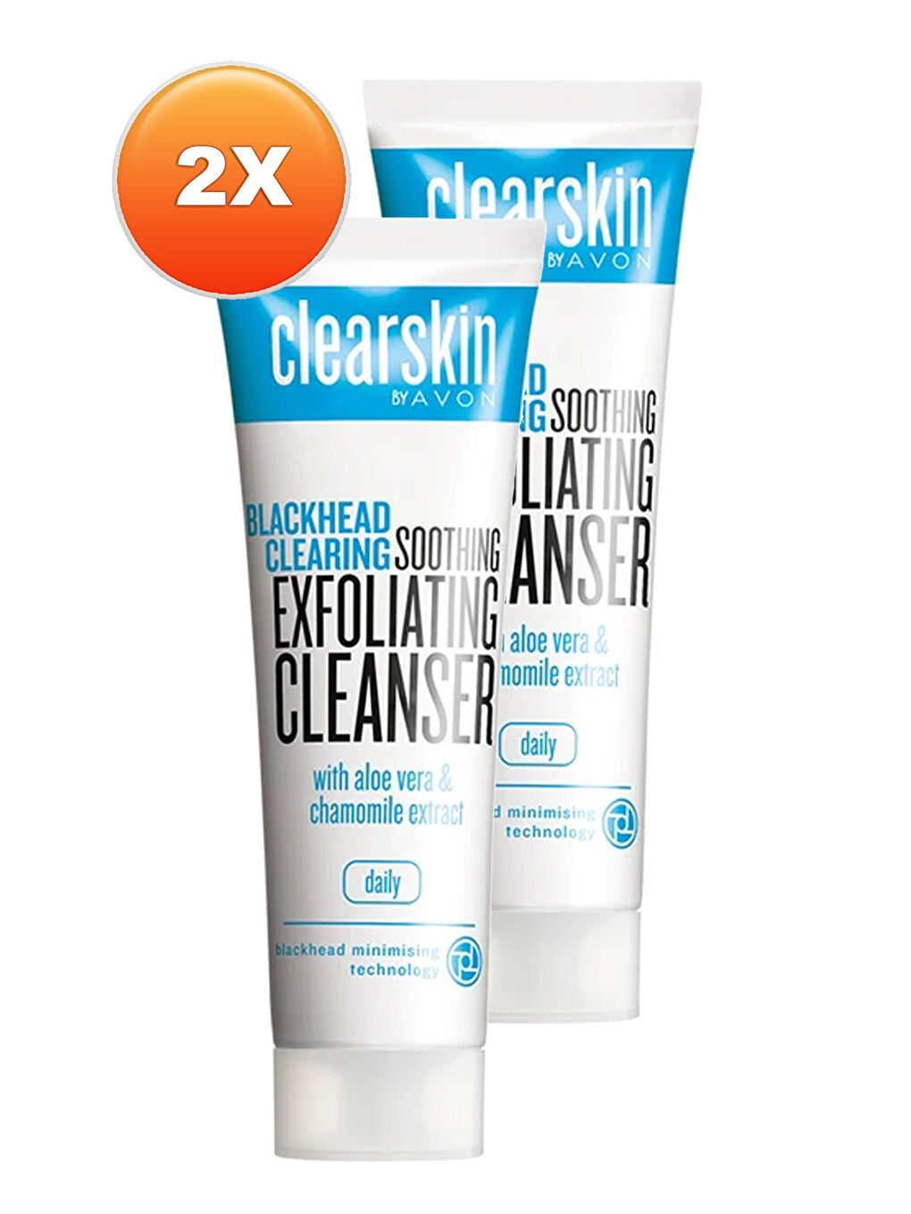 AVON Clearskin Blackhead Clearing Siyah Noktalar İçin Ferahlatan Arındırıcı Temizleyici 125 Ml. İkili Set - 1