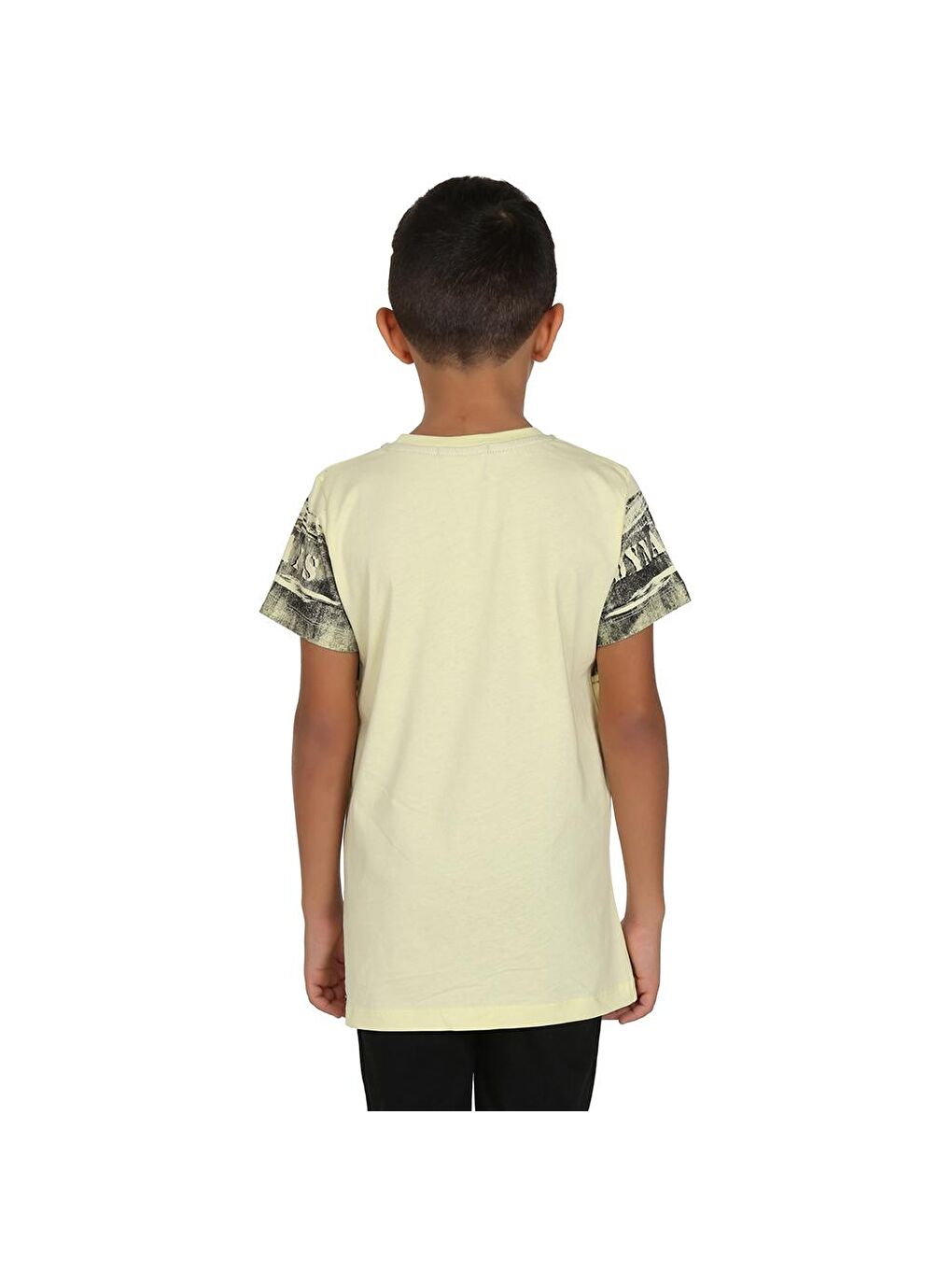 Toontoykids Sarı Erkek Çocuk T-Shirt Black Baskılı - 2