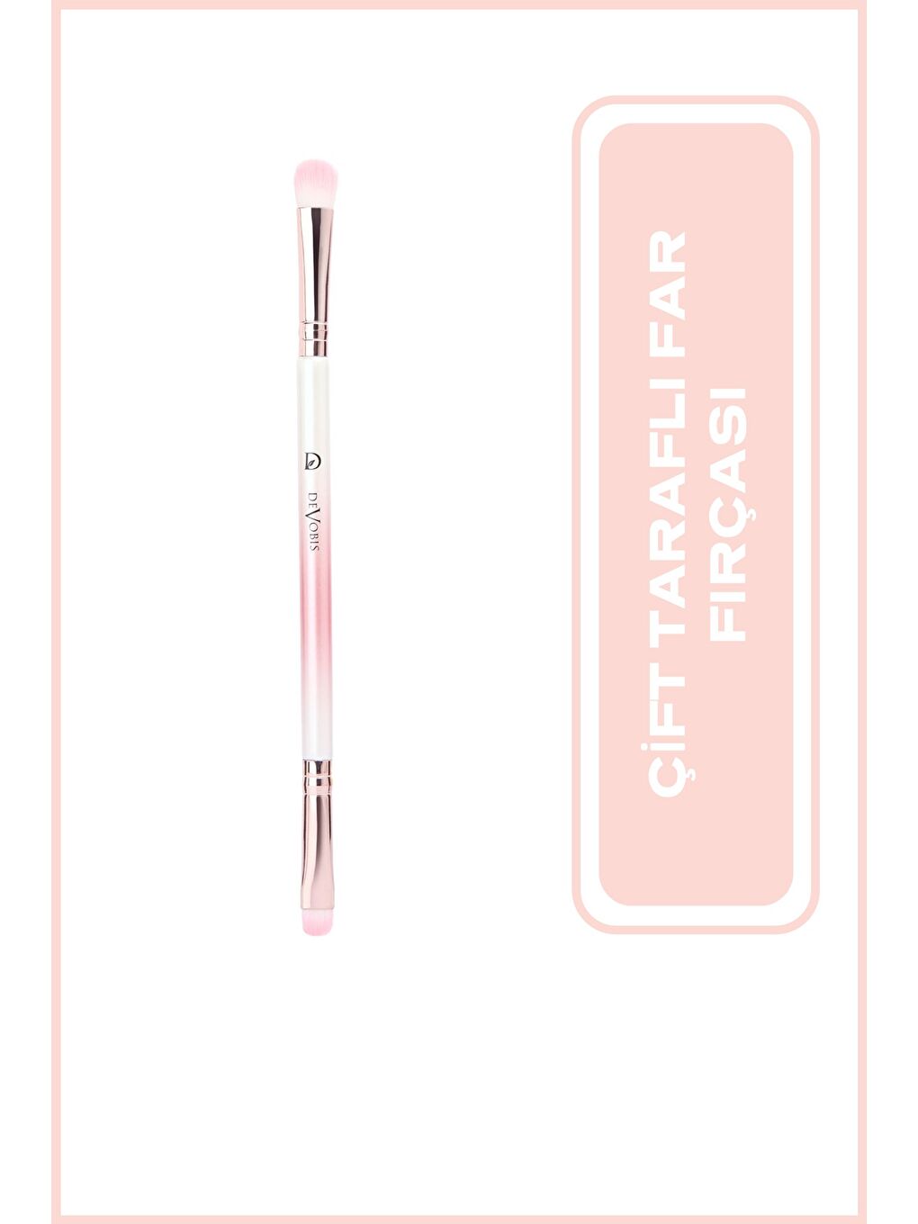 Devobis Dual Ended Eyeshadow Brush - Far Fırçası