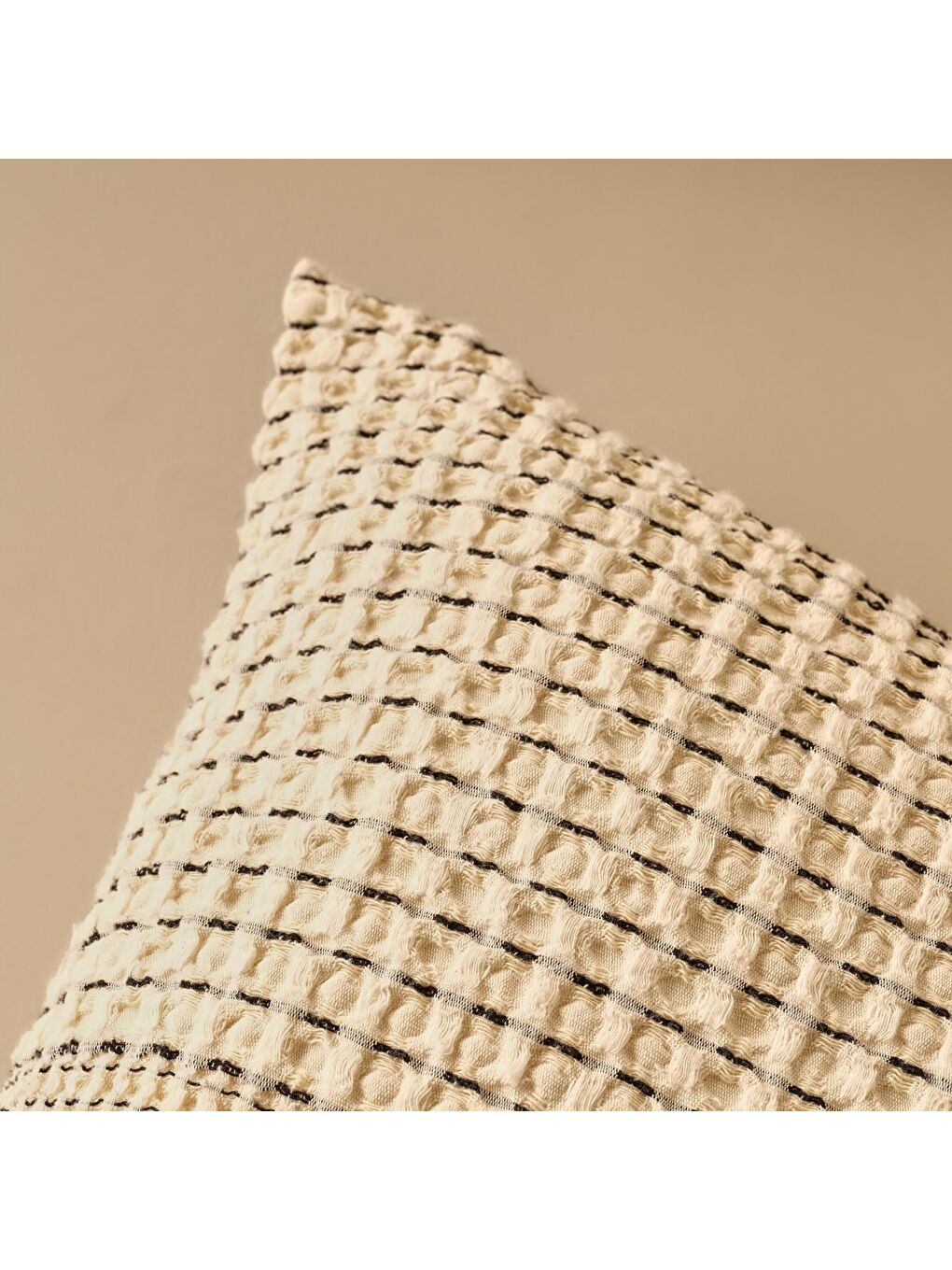 Gri Artemis Kırlent Kılıfı Beyaz-1