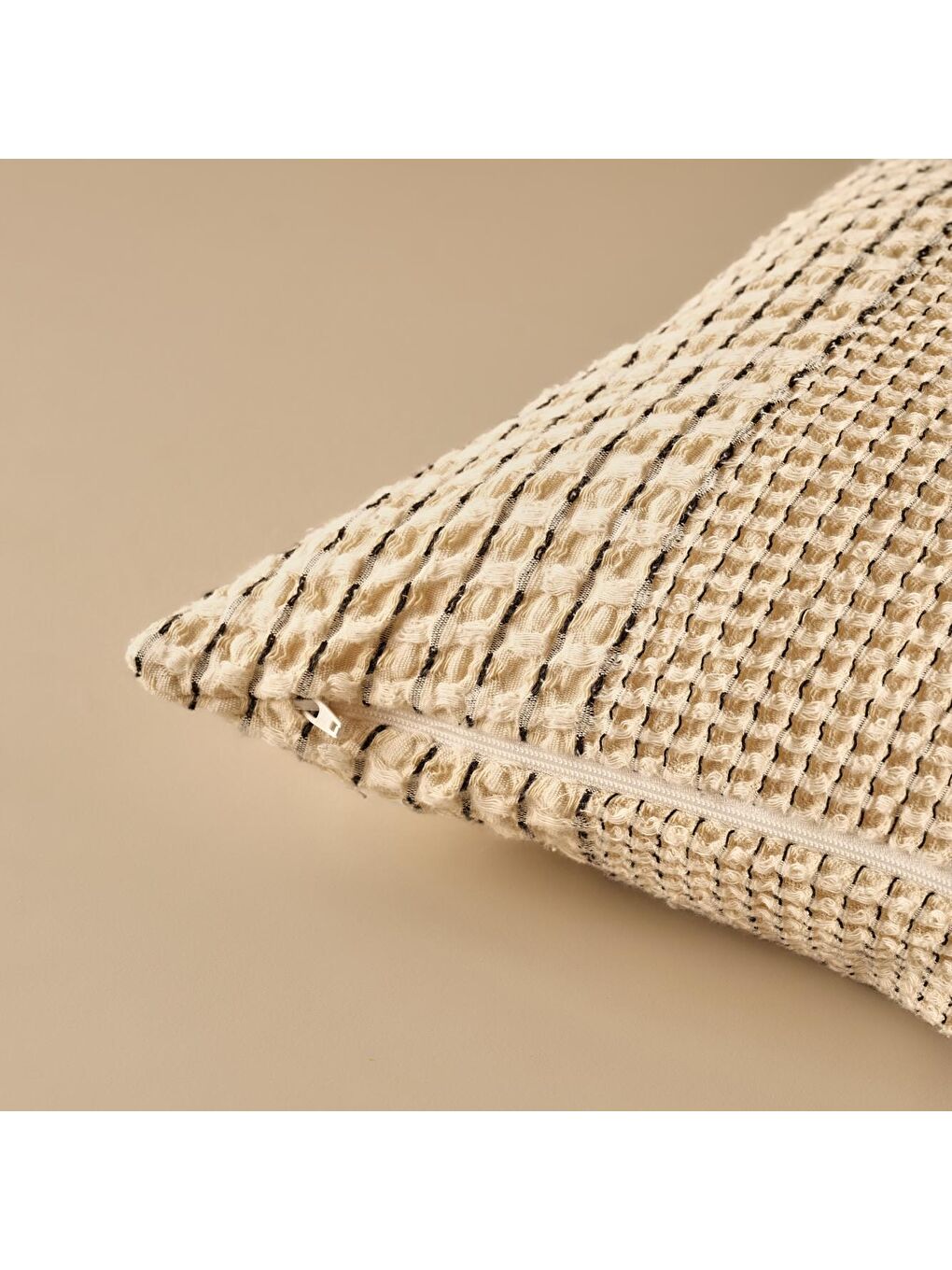 Gri Artemis Kırlent Kılıfı Beyaz-2