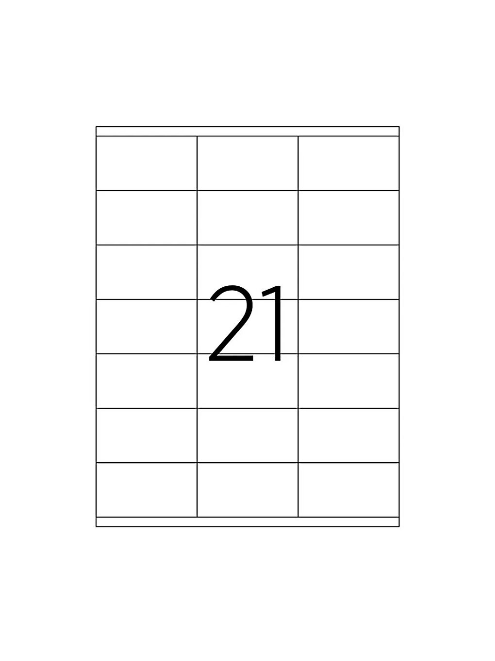 TW-2121 Beyaz Laser Etiket 70x38 mm 100 Adet-1