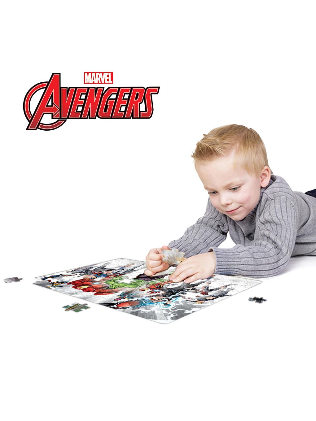 Prime 3D Renksiz Avengers 200 Parça Puzzle 33033 - 1