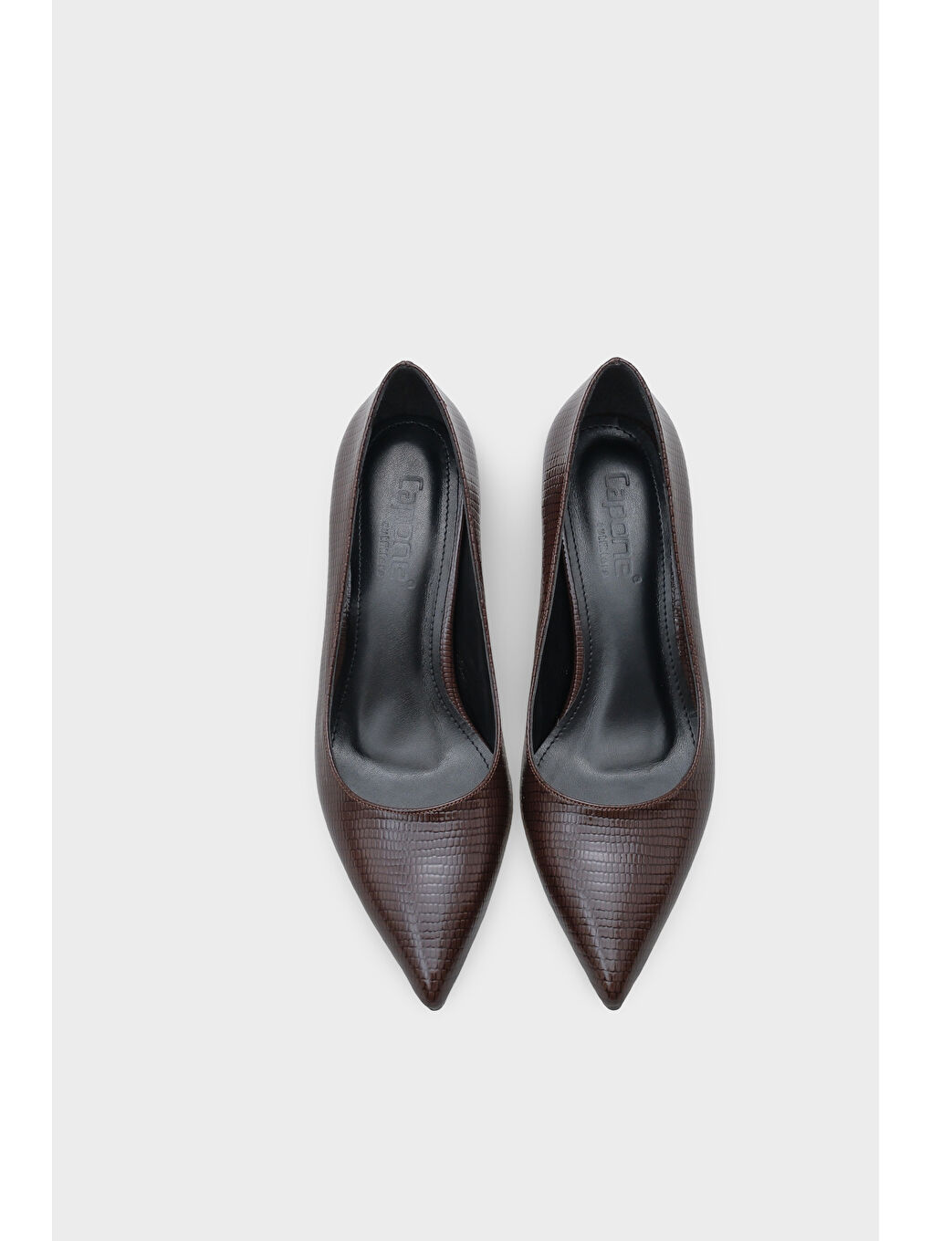 Kahverengi Krysta Kalın Orta Topuklu Kadın Günlük Ayakkabı-5