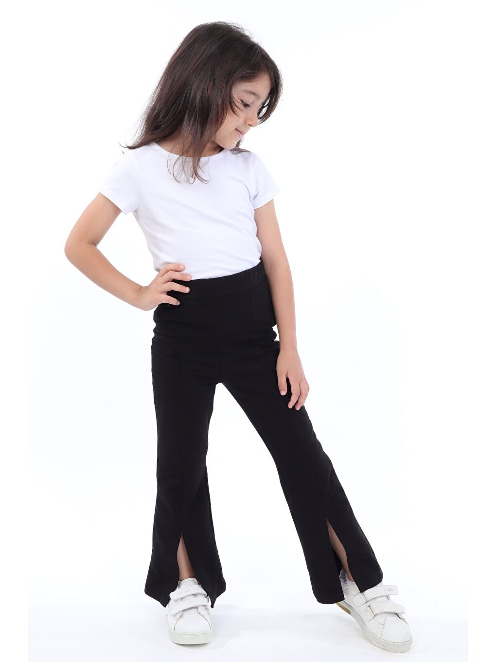 Siyah Kız Çocuk Eşofman Alt