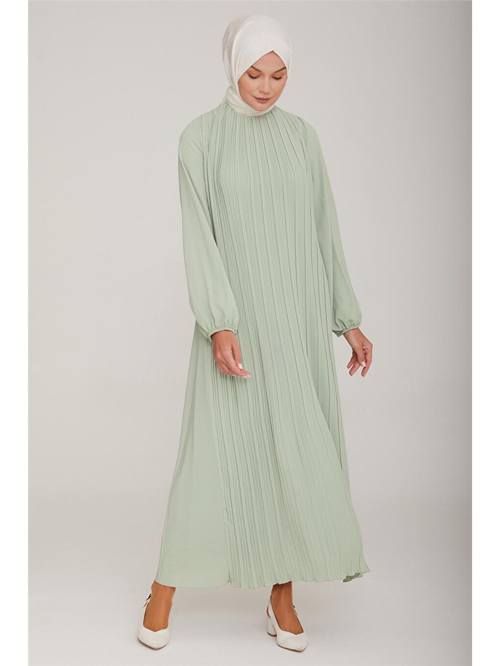 Yeşil Elbise 22K9435-1