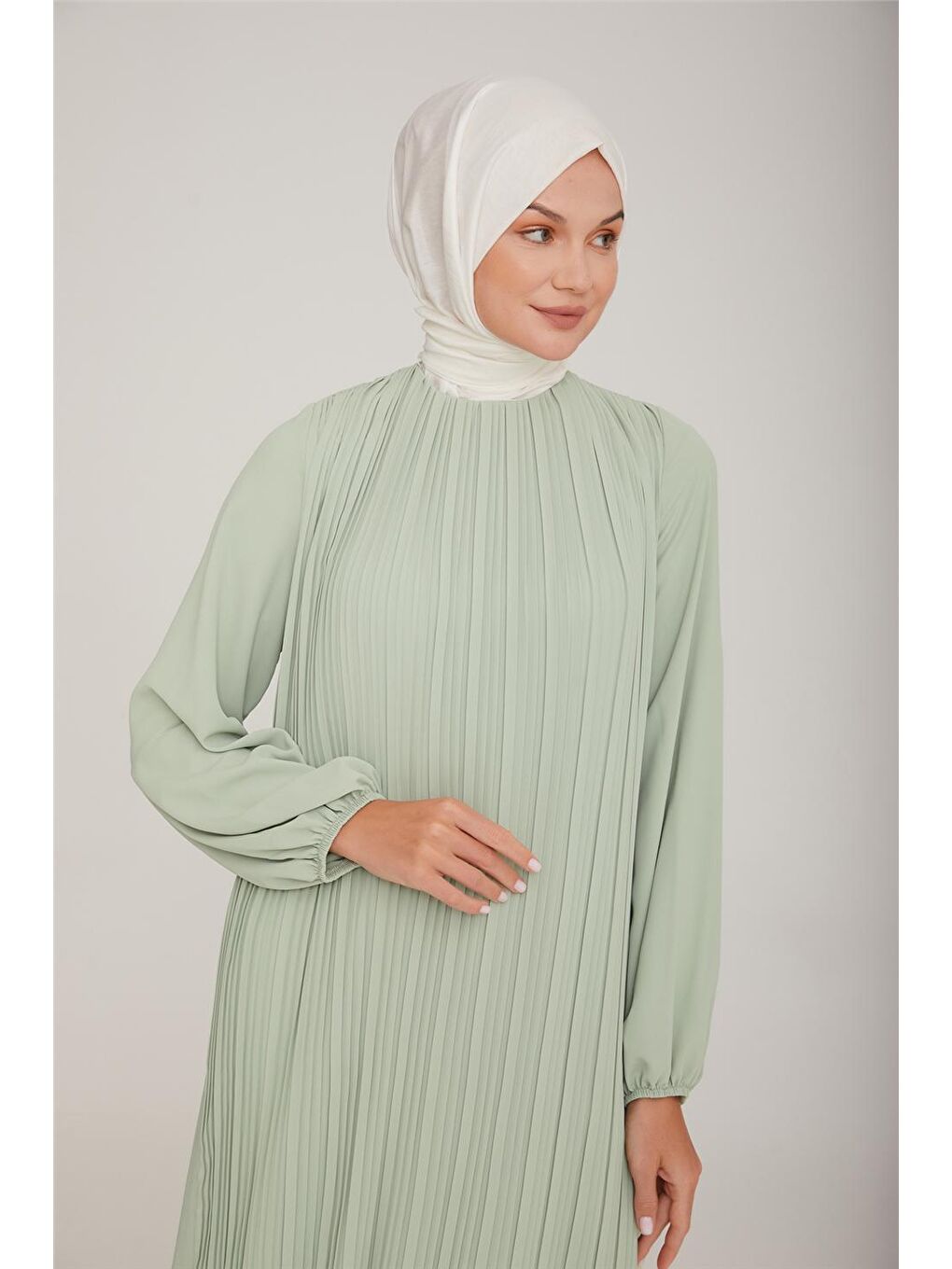 Yeşil Elbise 22K9435-2