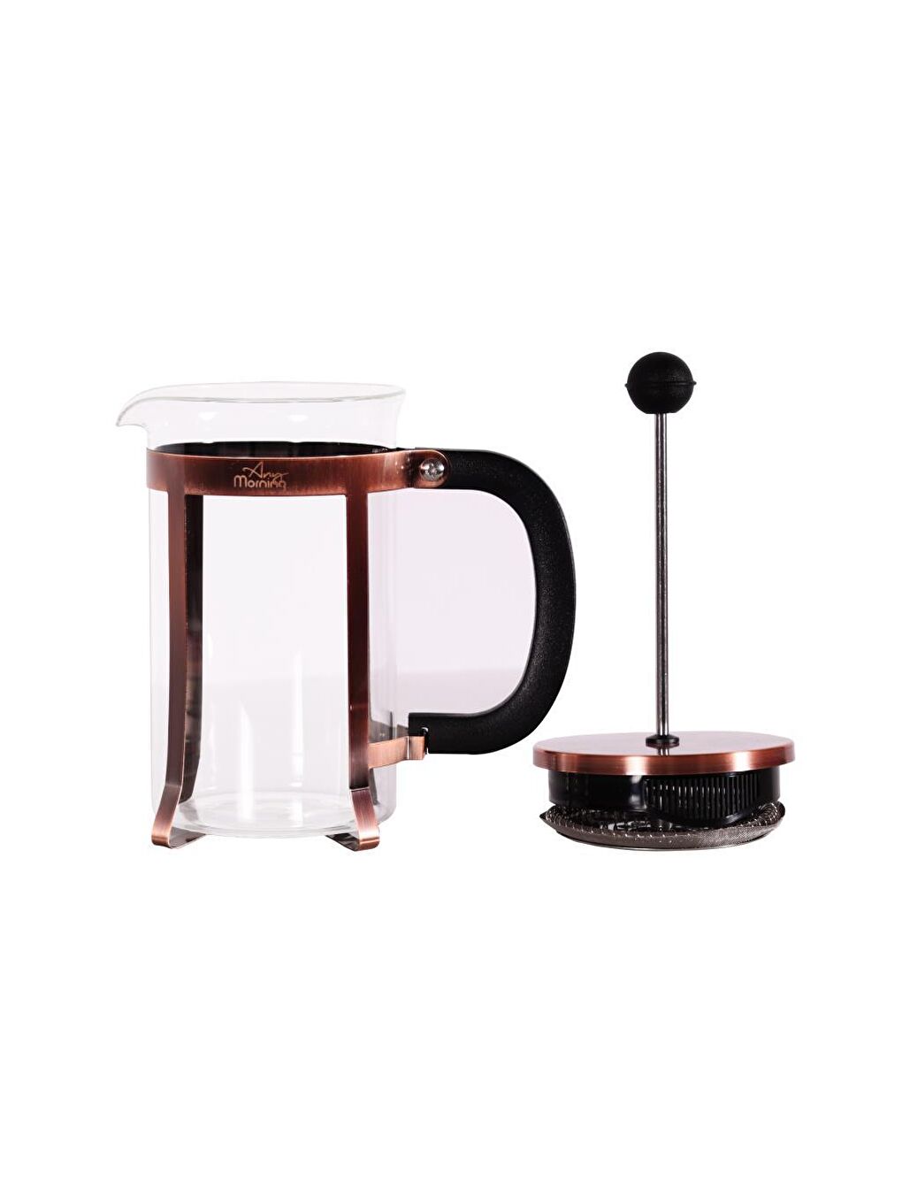 Any Morning Bakır FF120 Kahve ve Bitki Çayı için French Press 600 ML - 1