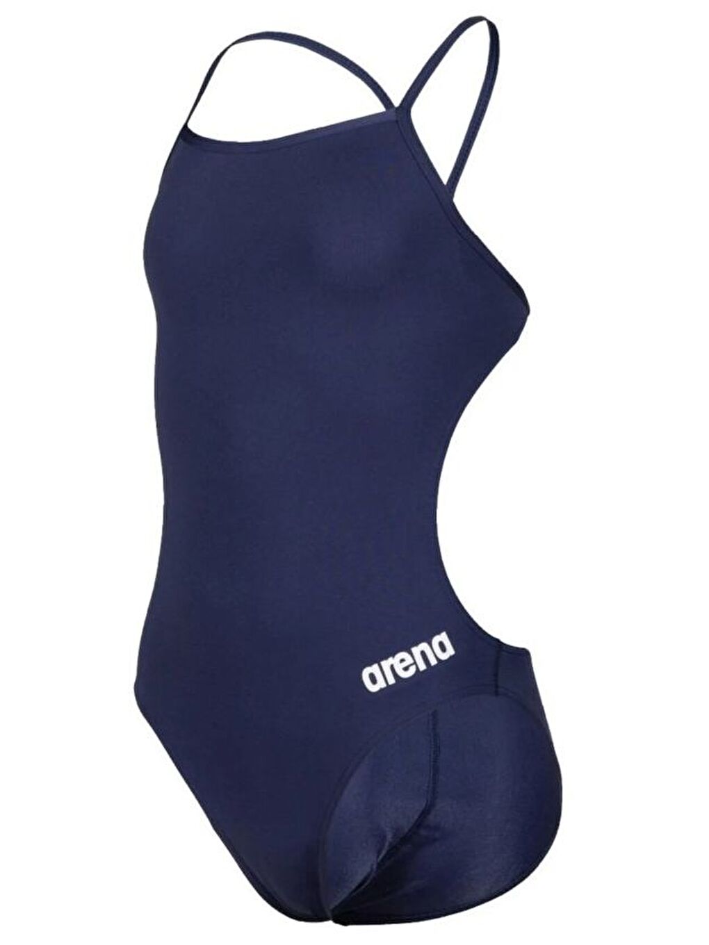 Lacivert Solid Kız Çocuk Yüzücü Mayosu 004765750-1