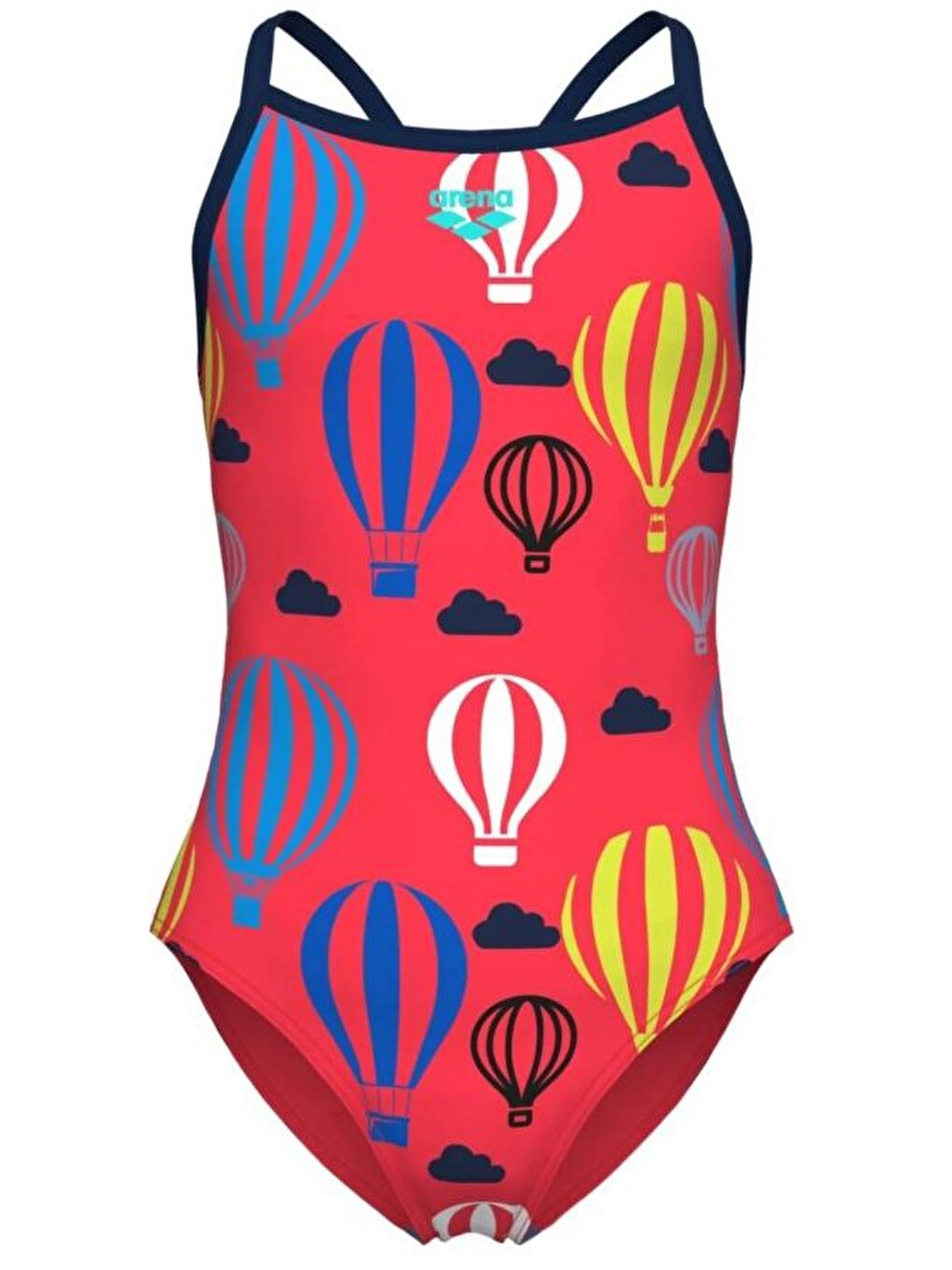 Kırmızı Balloons Kız Çocuk Yüzücü Mayosu 007919905