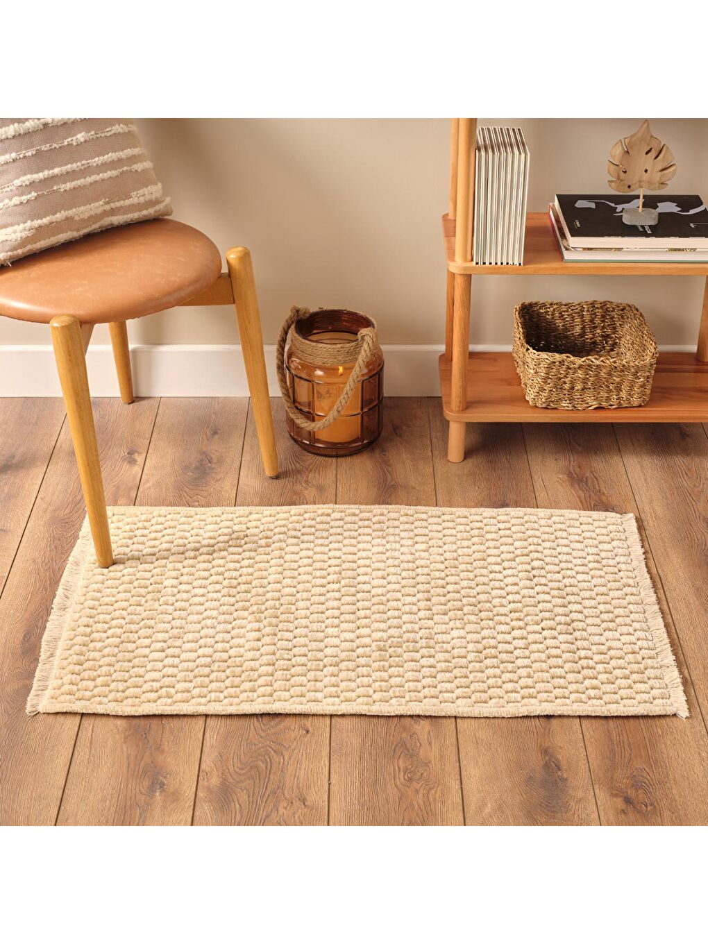 Bella Maison Honeycomb Kilim Bej - 3