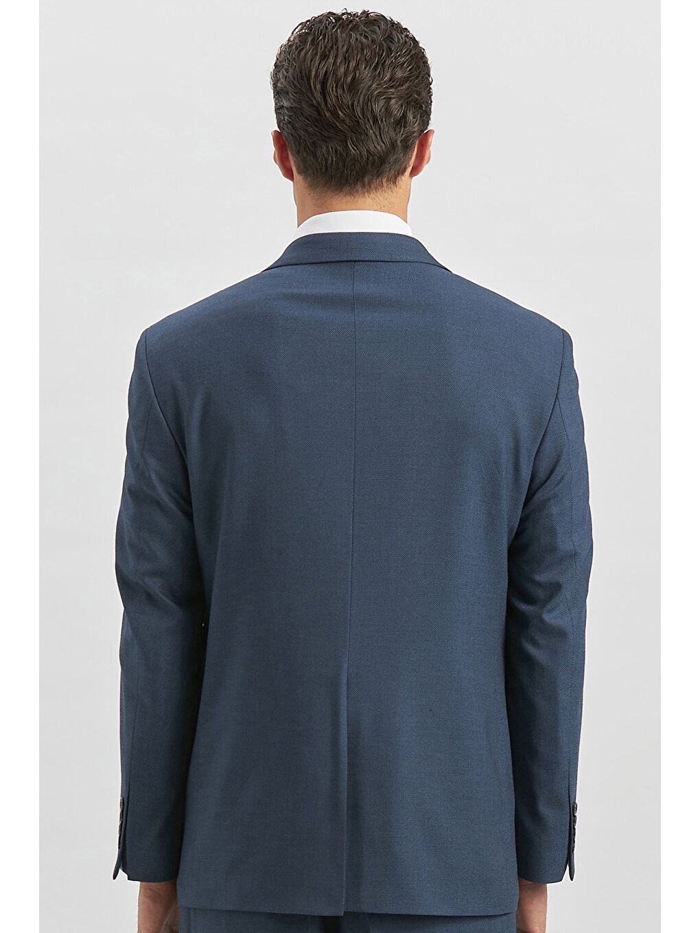 Lacivert Kendinden Mono Yaka 2 Düğme 4 Drop Comfort Fit Classic Takım Elbise 1001240181-5