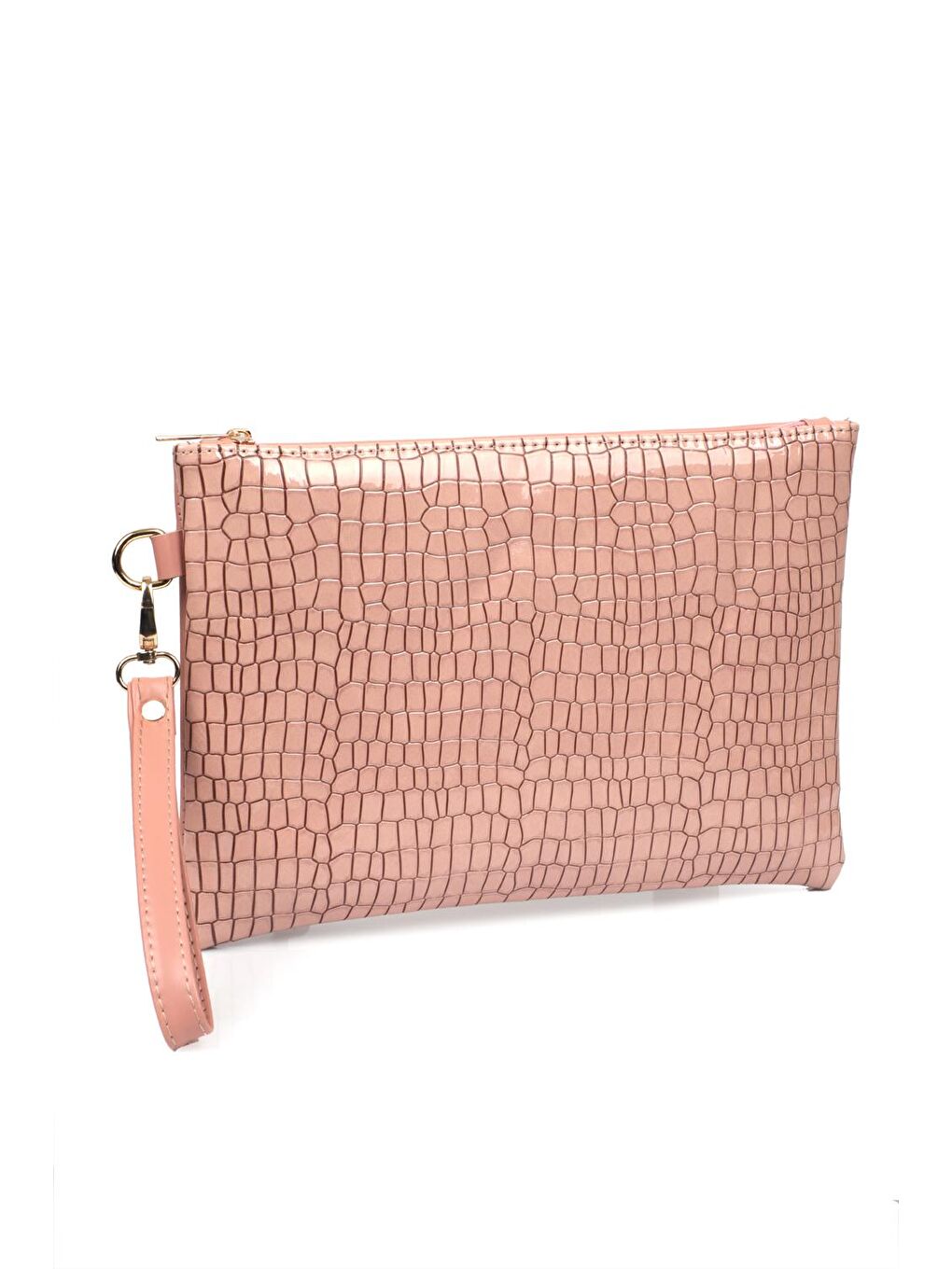 Capone Outfitters Somon Rugan Kroko Desenli Paris Kadın Clutch Çanta - 2