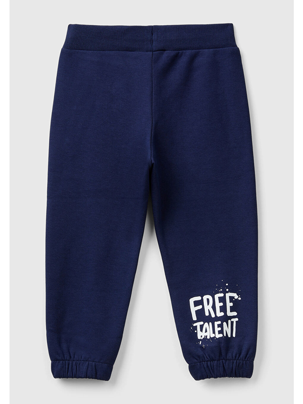 Erkek Çocuk Lacivert Beli Lastikli Büzgü İpli Cebi Fermuarlı Eşofman Altı-1