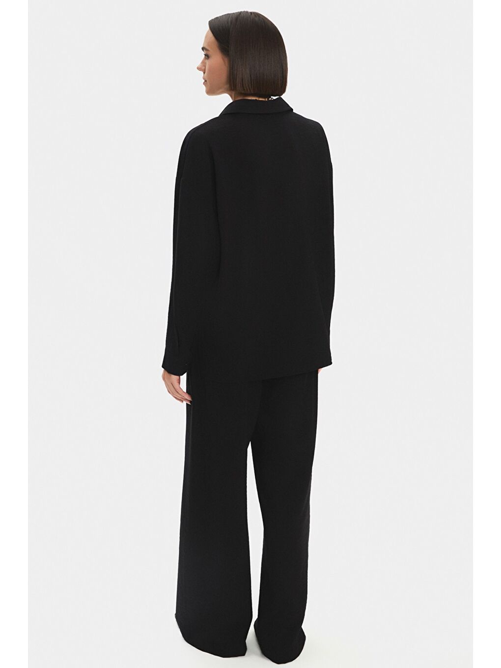 Siyah Gömlek Pantolon Takım-2