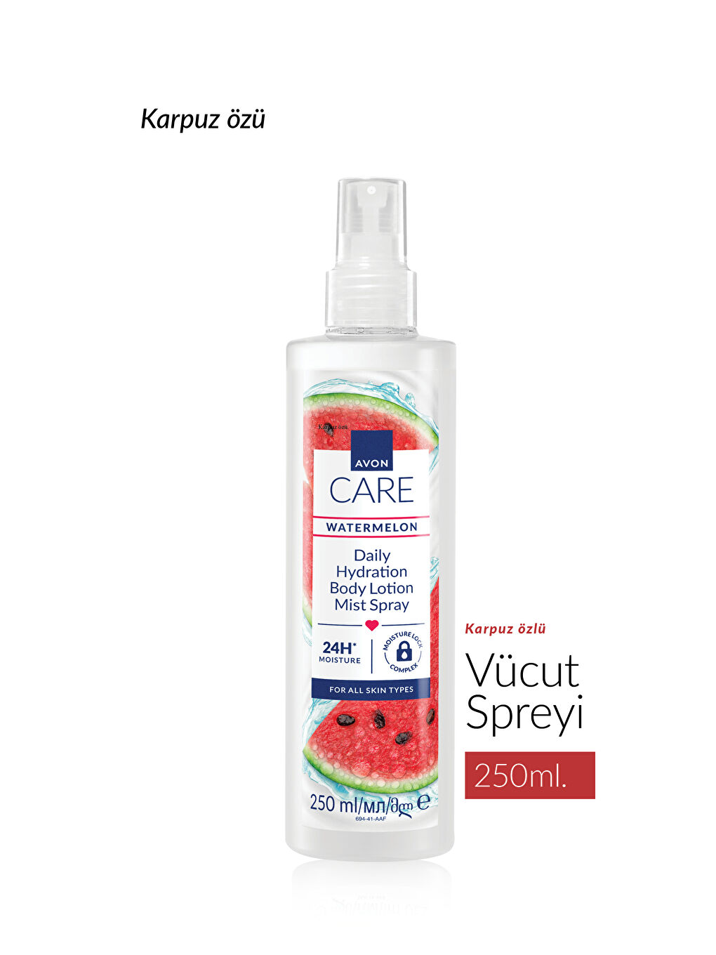 AVON Care Watermelon Karpuz Kokulu Nemlendirci Vücut Losyon Spreyi 250 Ml. Üçlü Set - 2