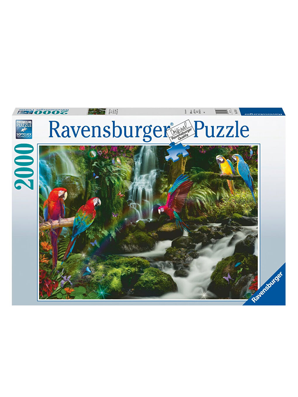 Ravensburger Renksiz 2000 Parça Puzzle Renkli Papağanlar 171118