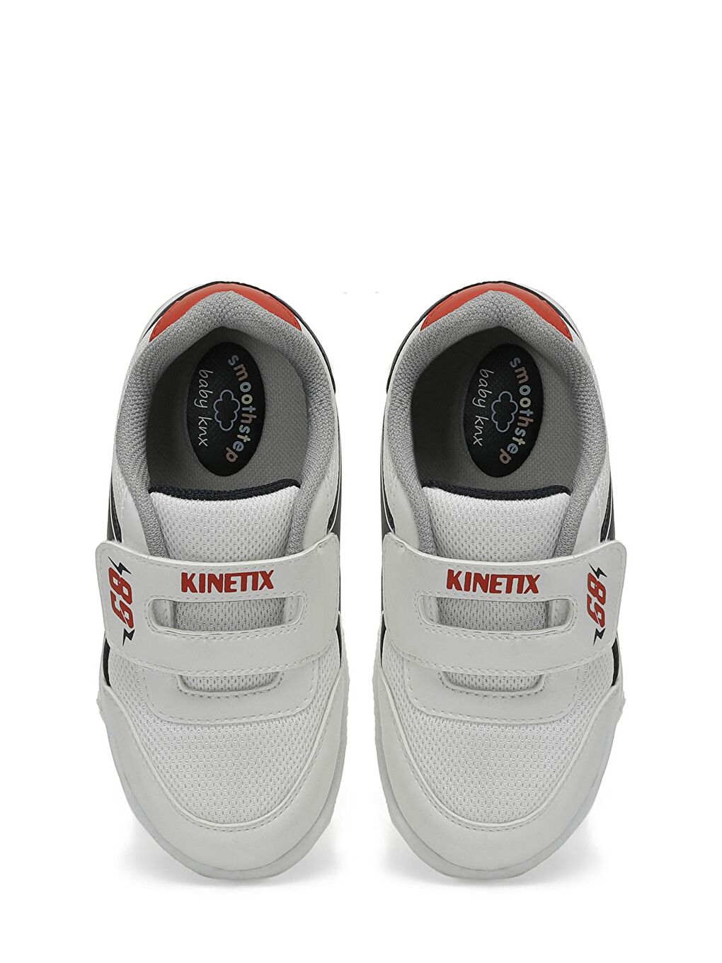 Kinetix Beyaz-Lacivert-Kırmızı Beyaz Erkek Çocuk Sneaker - 3