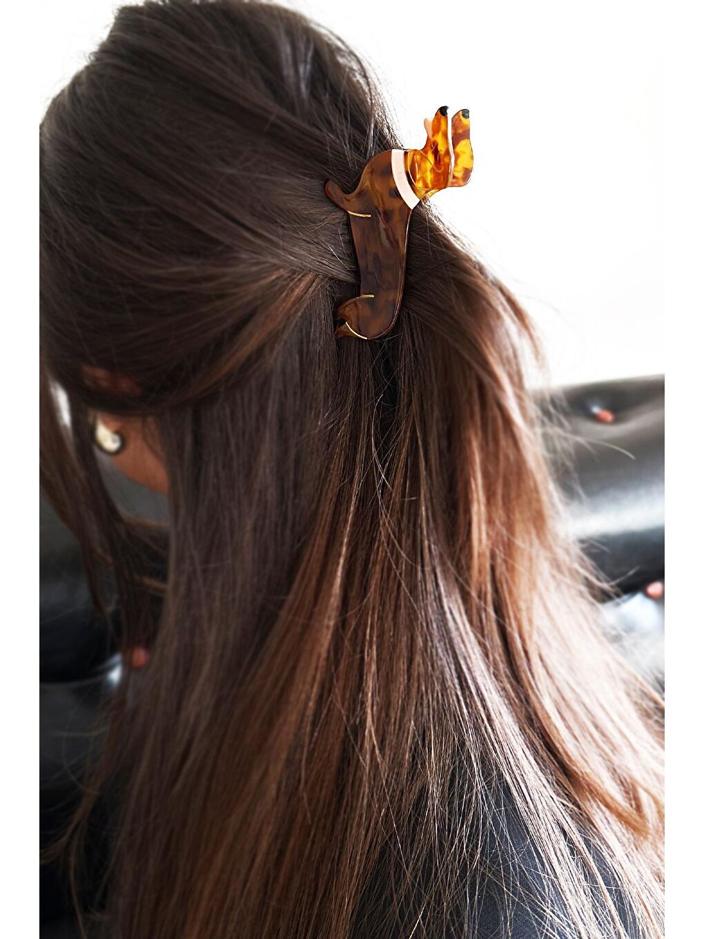 Kahverengi Lüks Asetat Sosis Köpek Mandal Toka-1