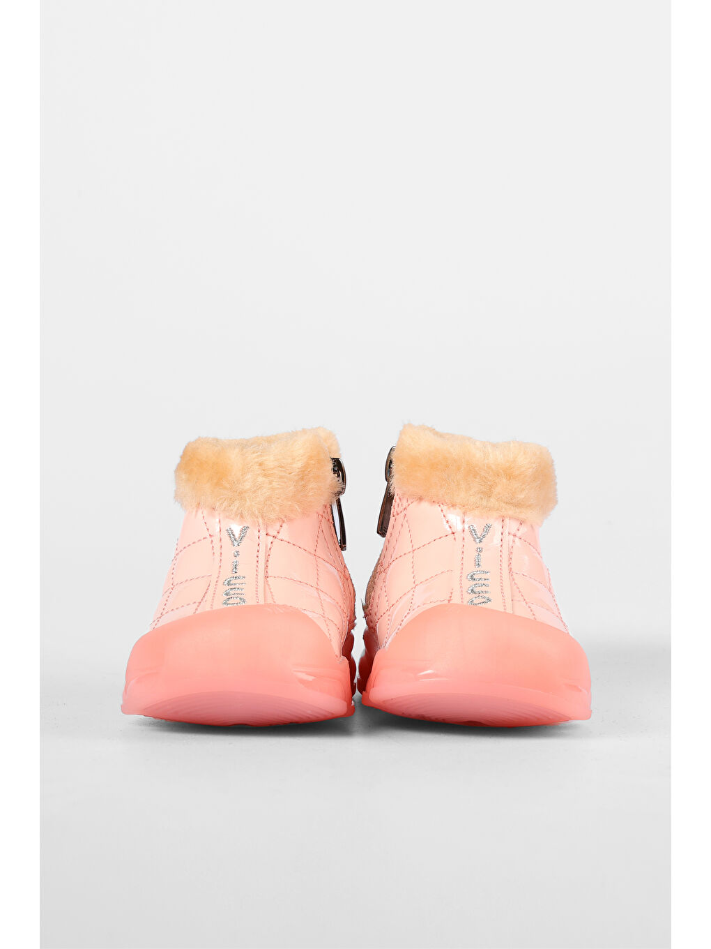 Pembe Poppy II Işıklı Kız Bebek Pudra Bot-3