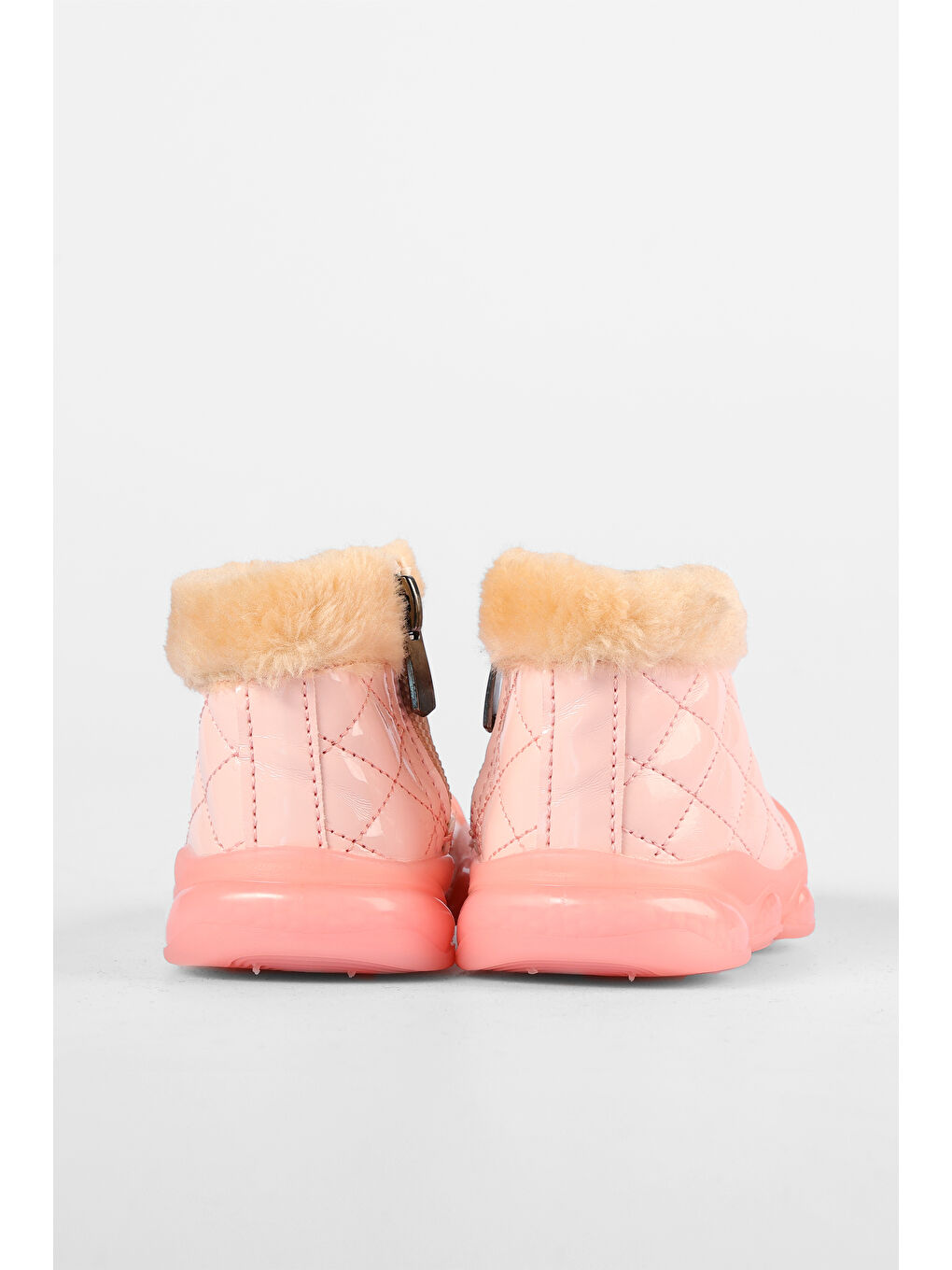 Pembe Poppy II Işıklı Kız Bebek Pudra Bot-4