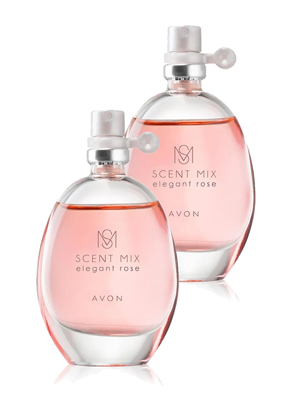 AVON Renksiz Scent Mix Elegant Rose Kadın Parfüm Edt 30 Ml. İkili Set