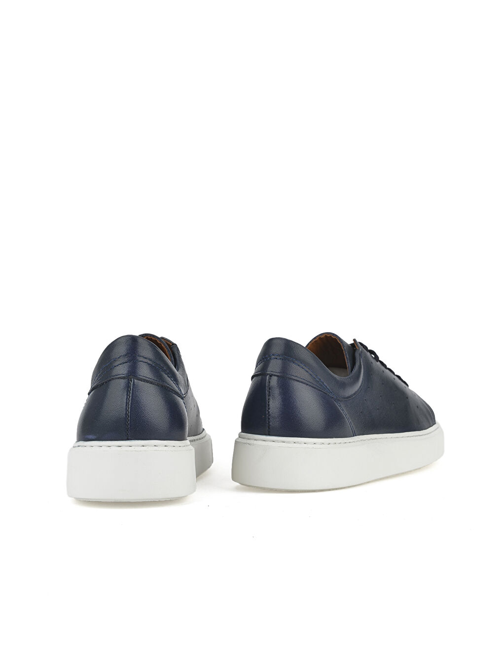 Erkek Hakiki Deri Sneaker 1511026Z895 Lacivert-2